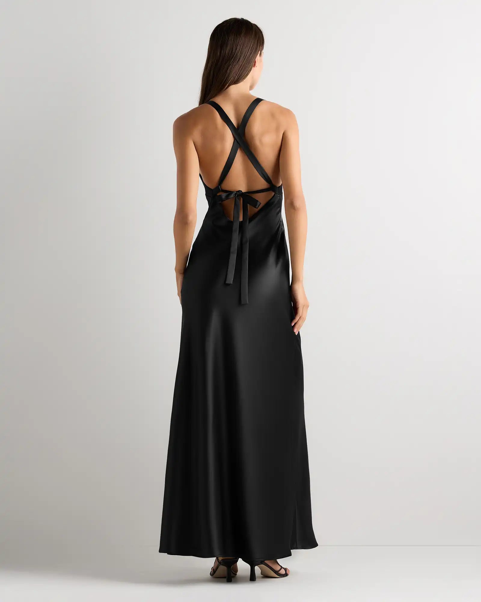 Bianca Stretch Satin Dress