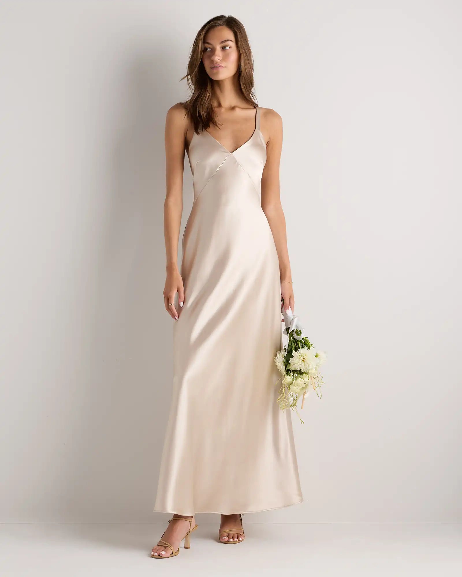 Bianca Stretch Satin Dress