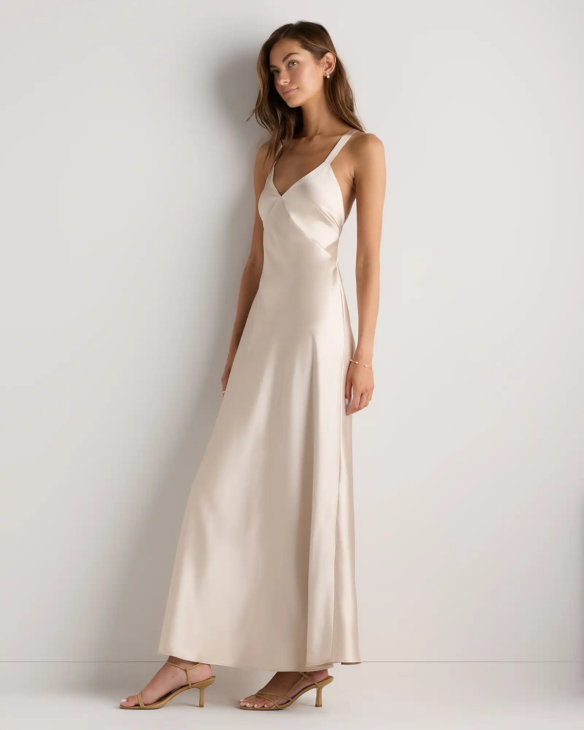 Bianca Stretch Satin Dress