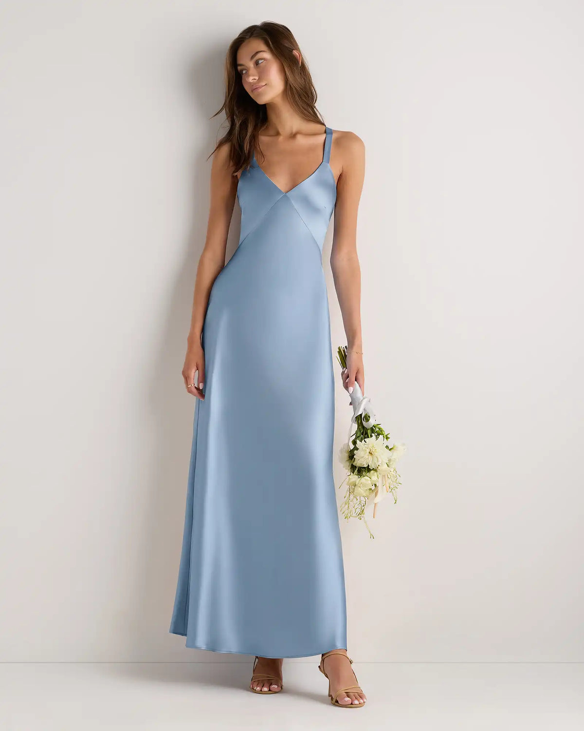 Bianca Stretch Satin Dress