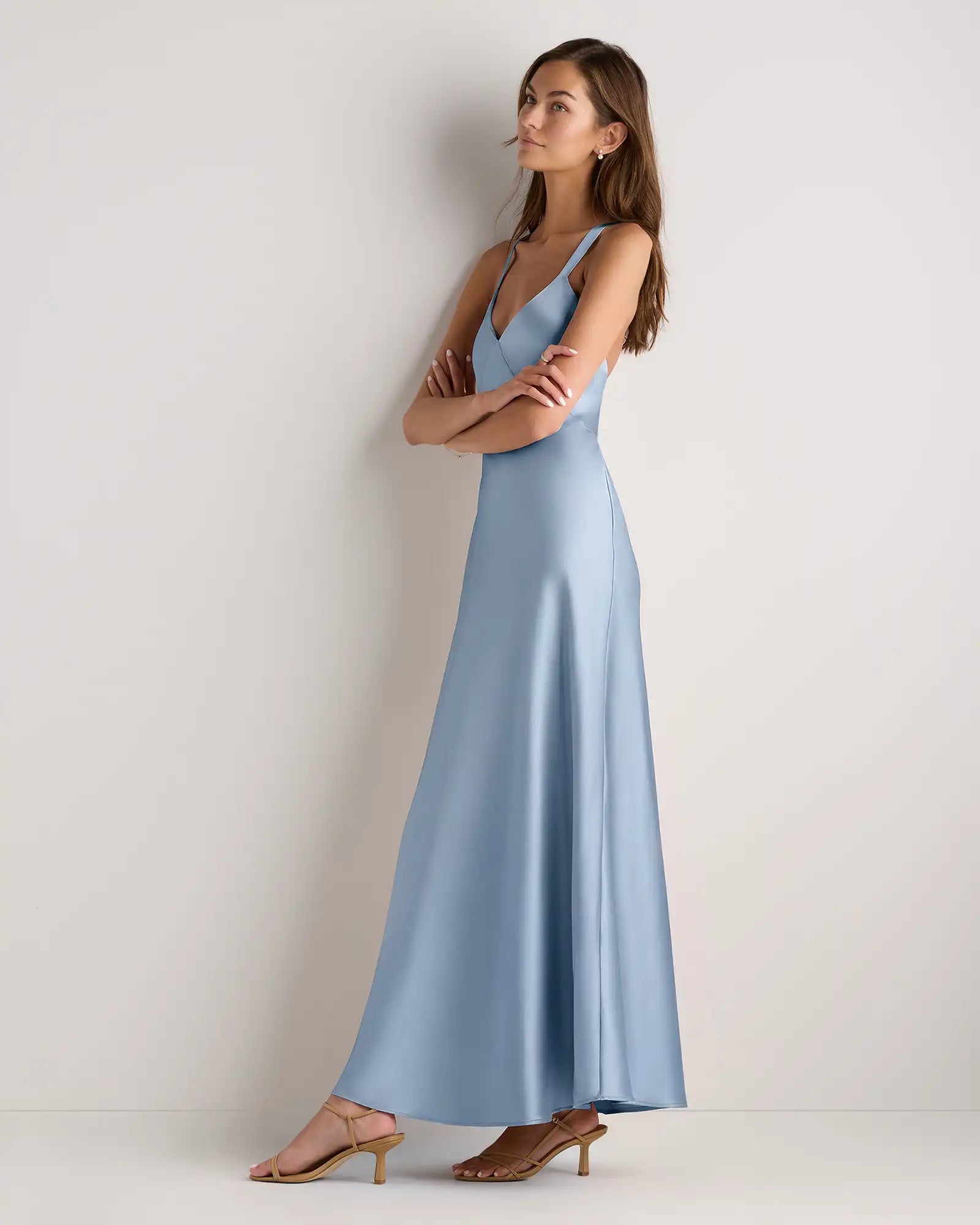 Bianca Stretch Satin Dress