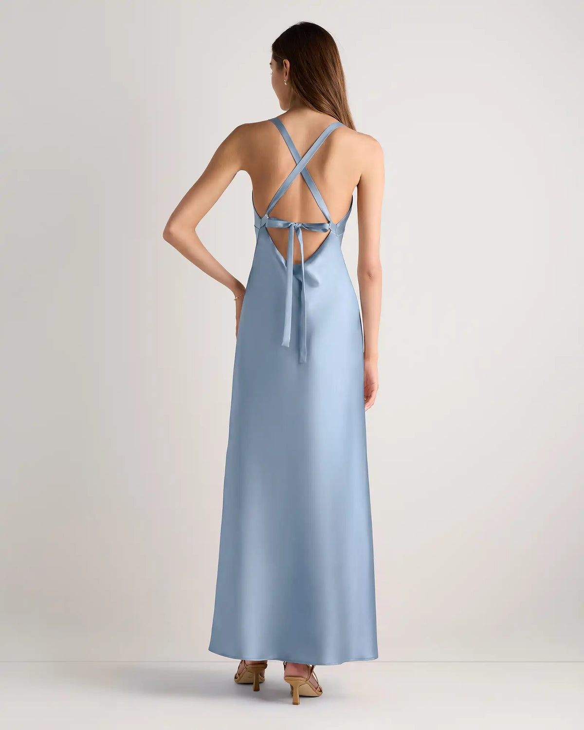 Bianca Stretch Satin Dress