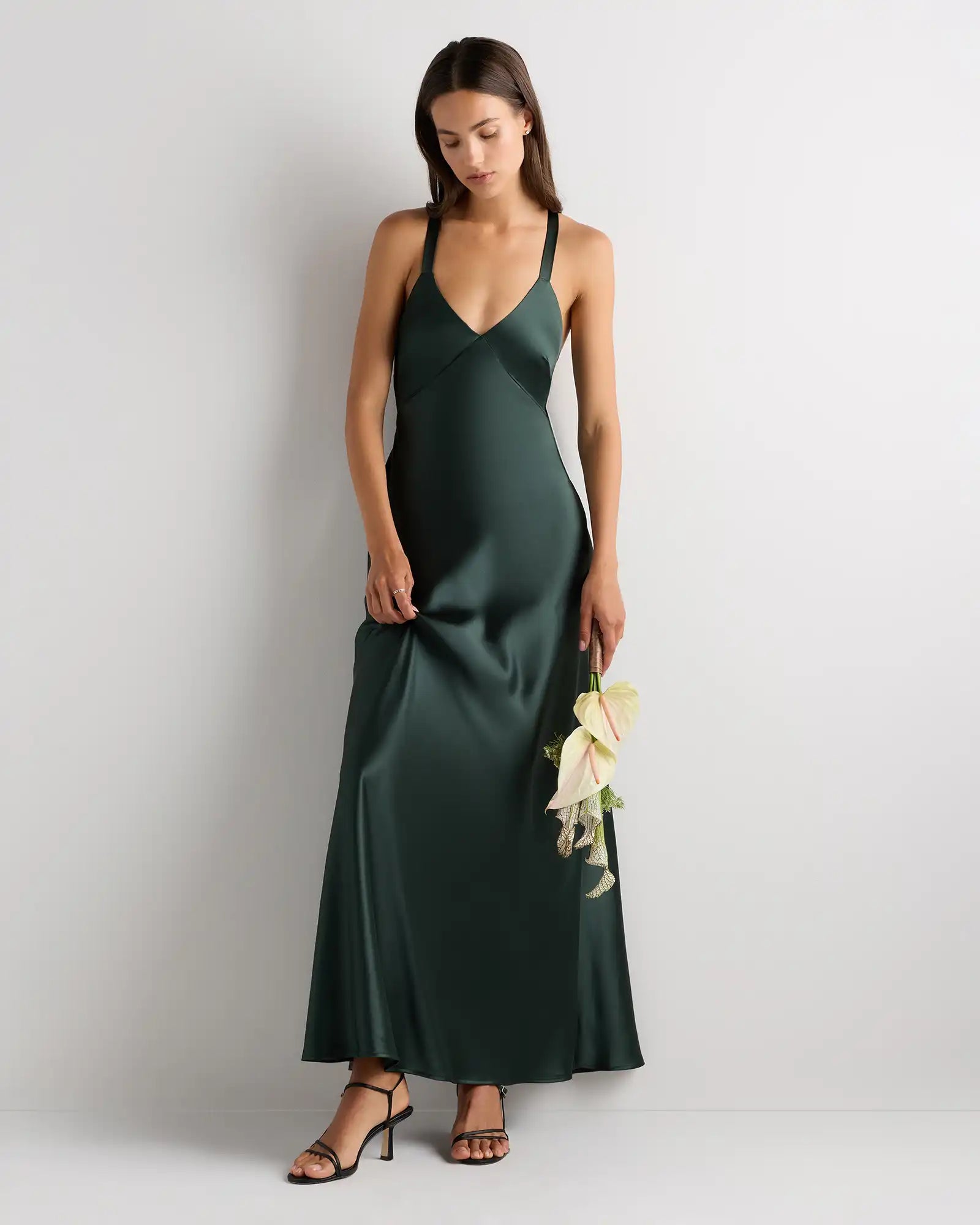 Bianca Stretch Satin Dress