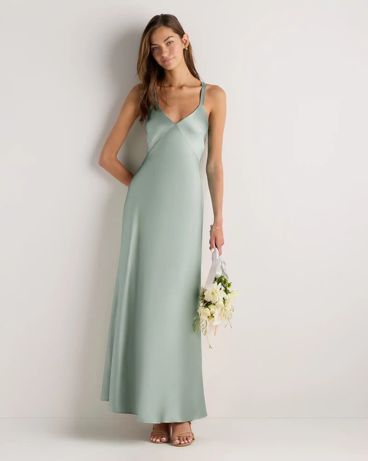 Bianca Stretch Satin Dress