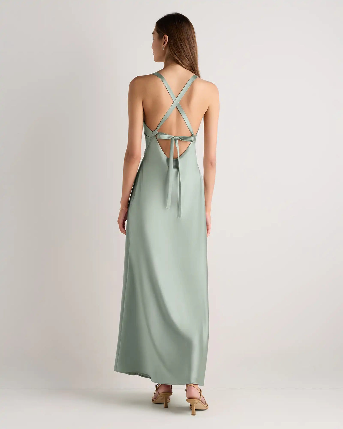 Bianca Stretch Satin Dress