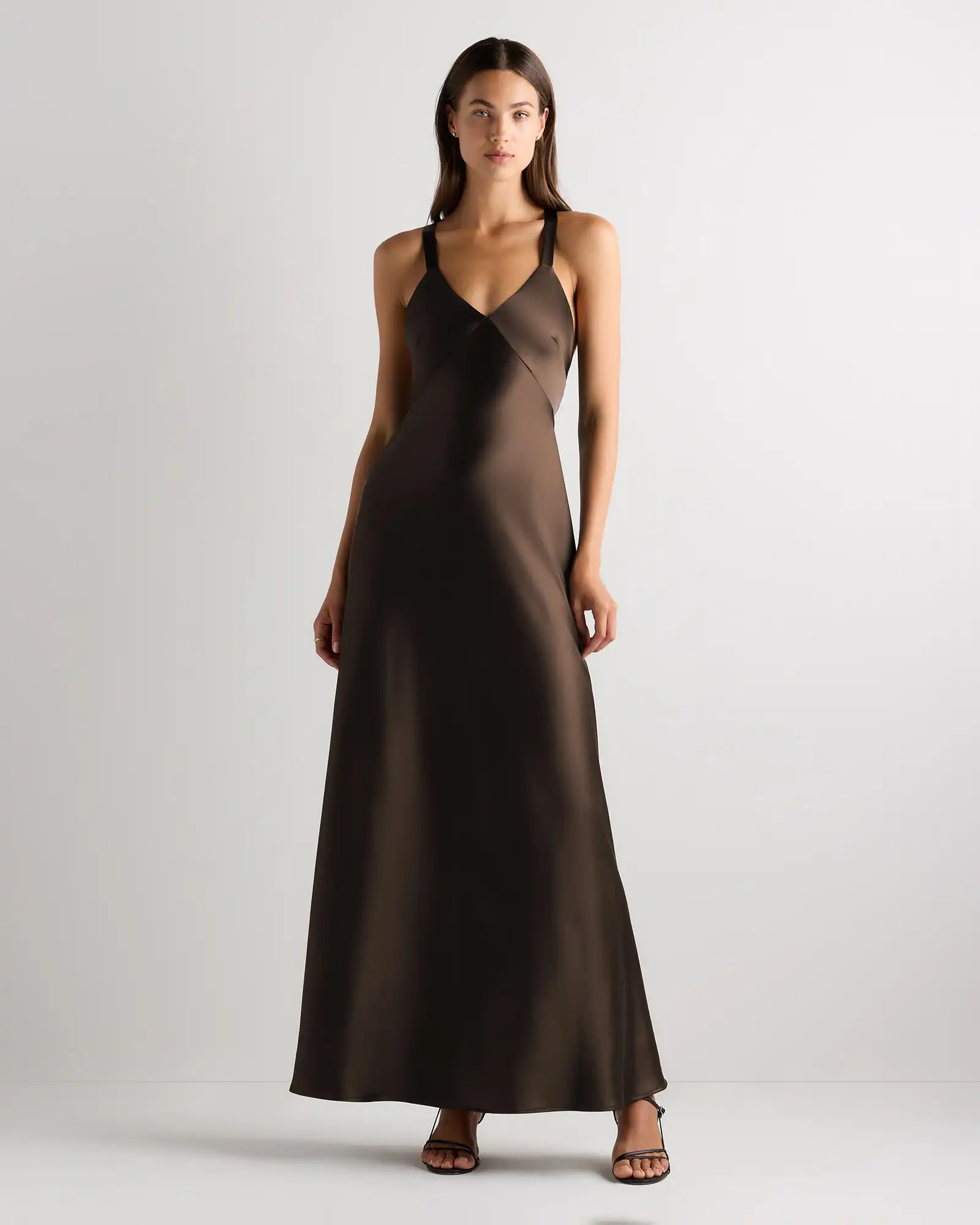 Bianca Stretch Satin Dress