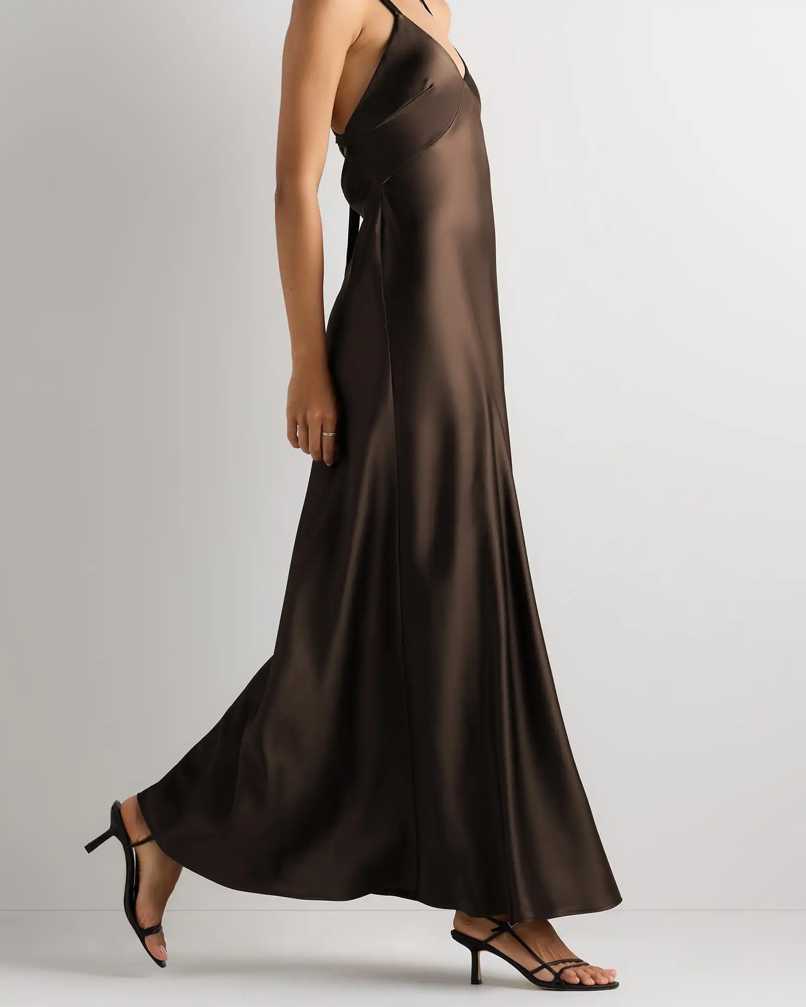 Bianca Stretch Satin Dress