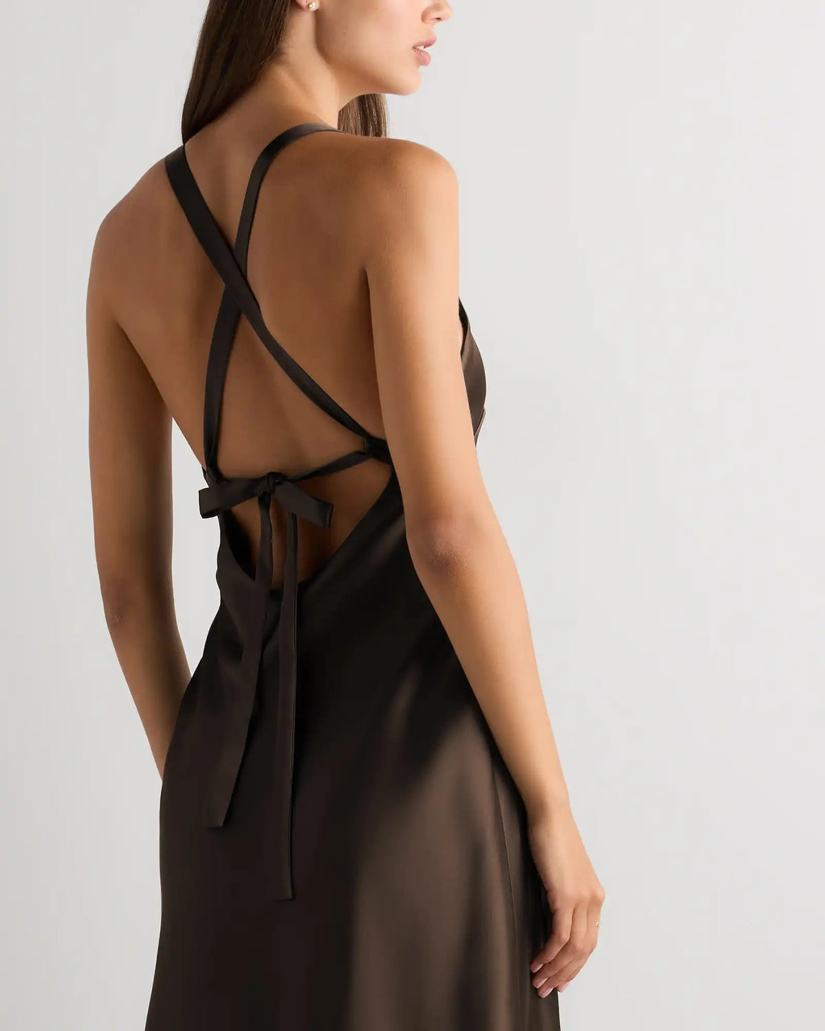 Bianca Stretch Satin Dress