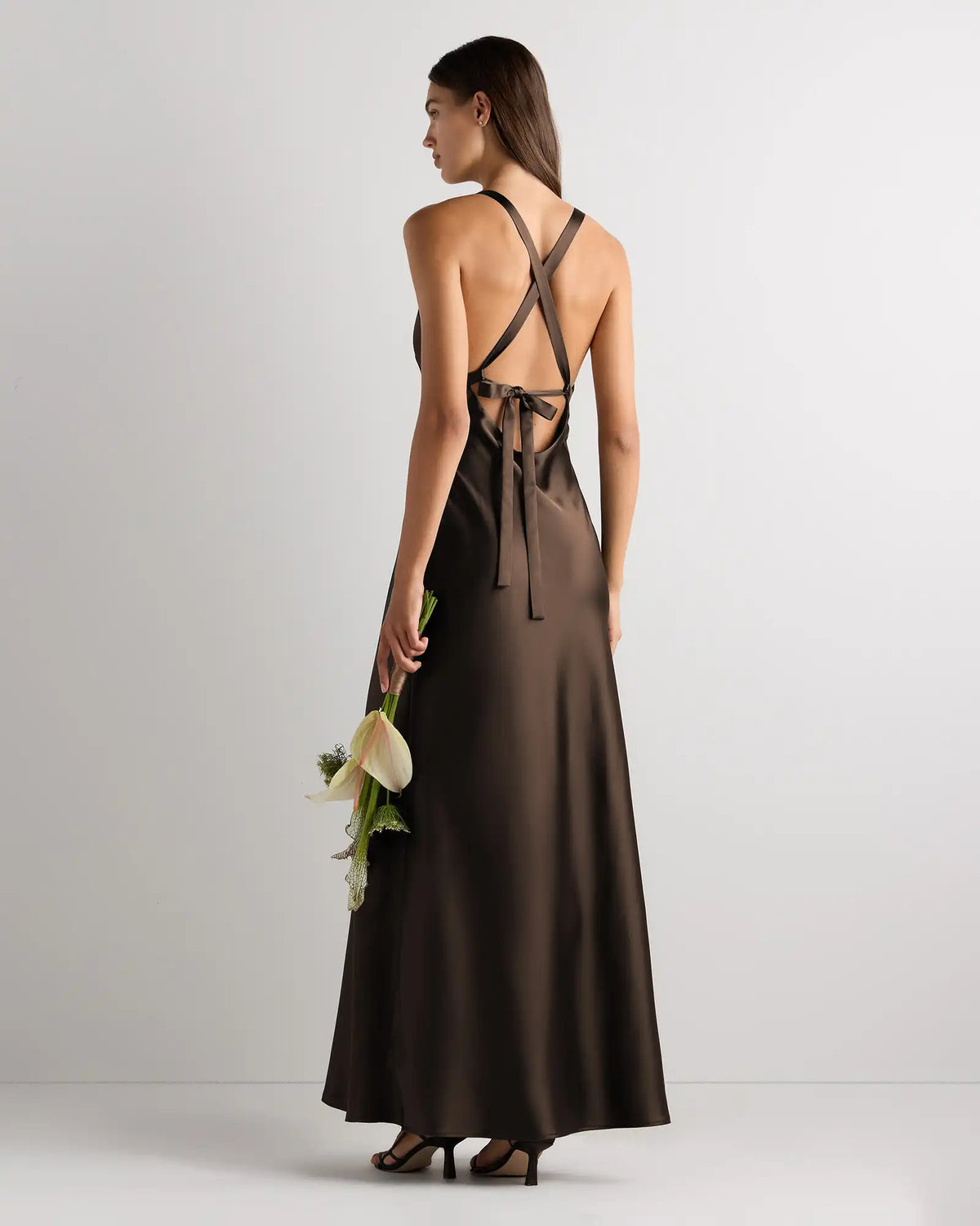 Bianca Stretch Satin Dress