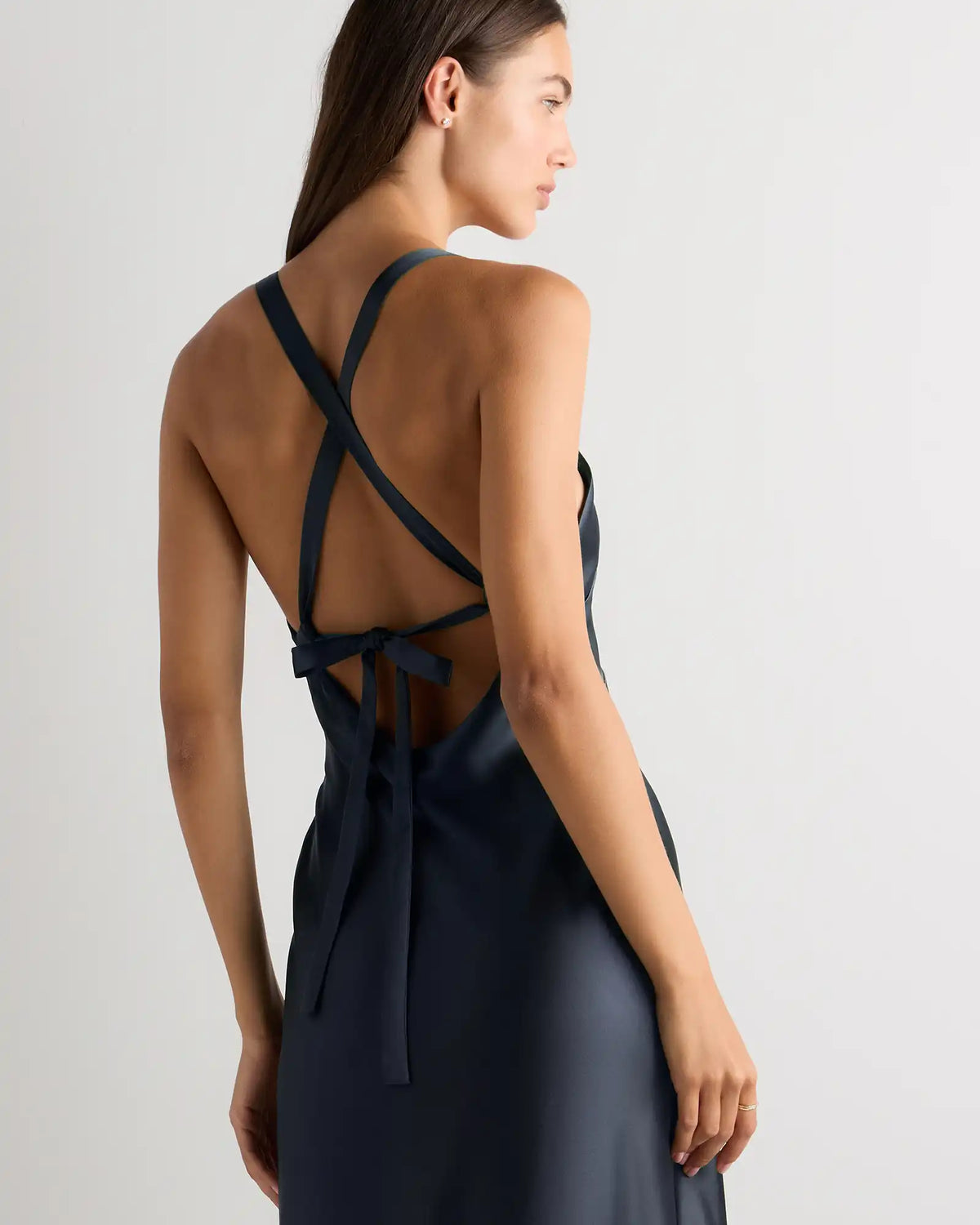 Bianca Stretch Satin Dress