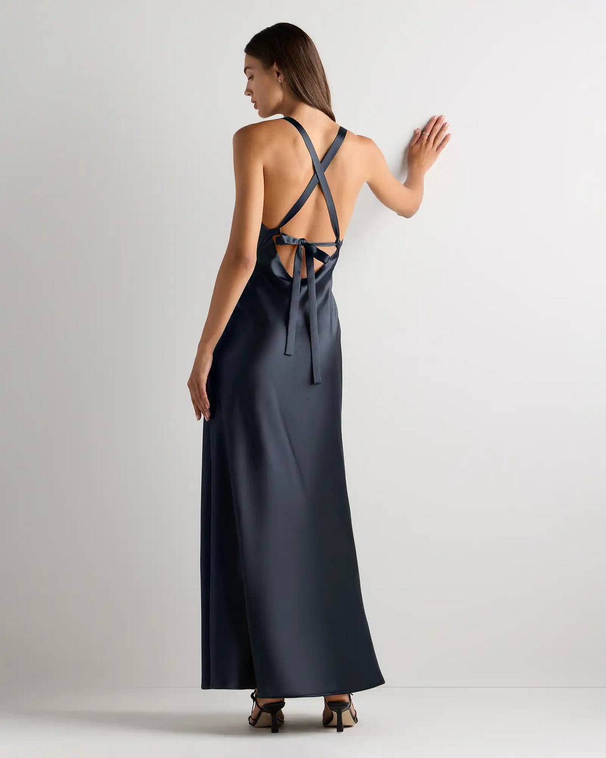 Bianca Stretch Satin Dress