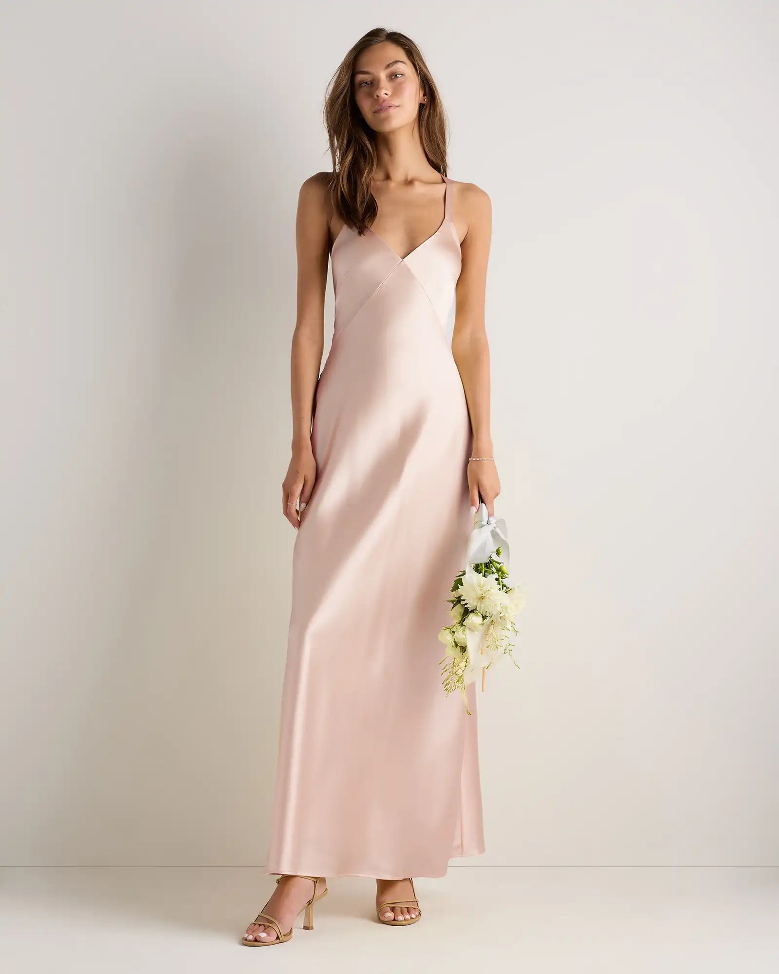 Bianca Stretch Satin Dress