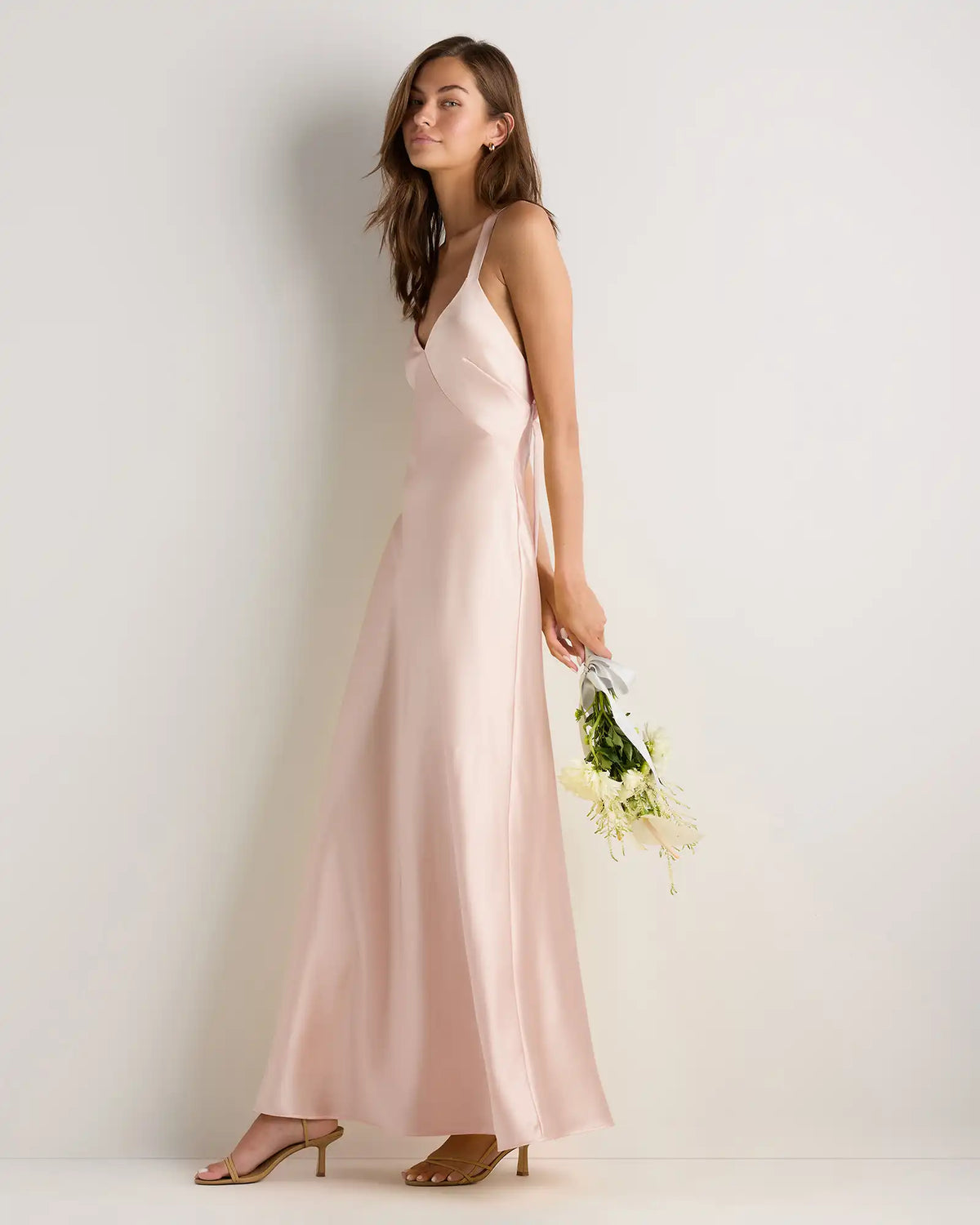 Bianca Stretch Satin Dress