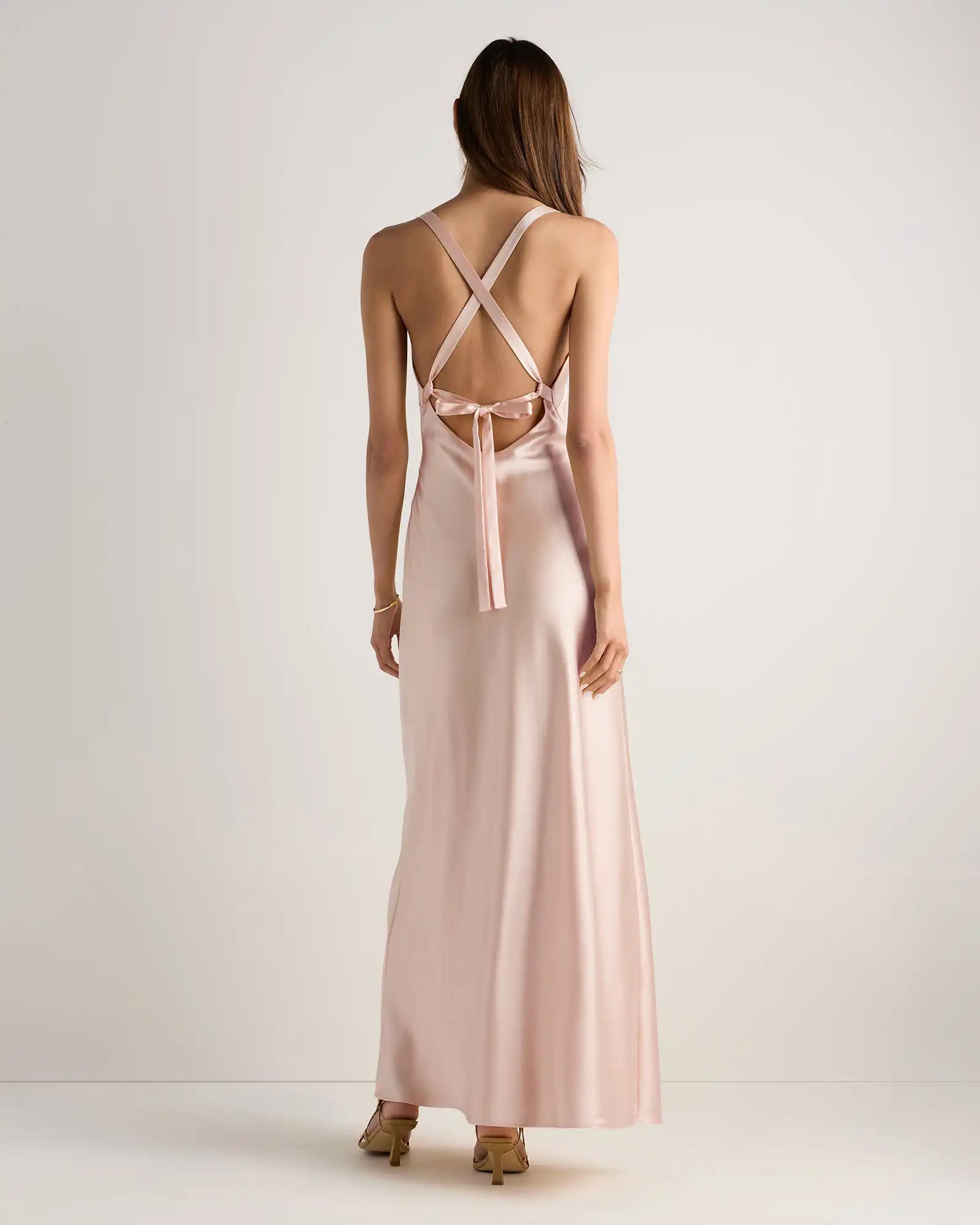 Bianca Stretch Satin Dress