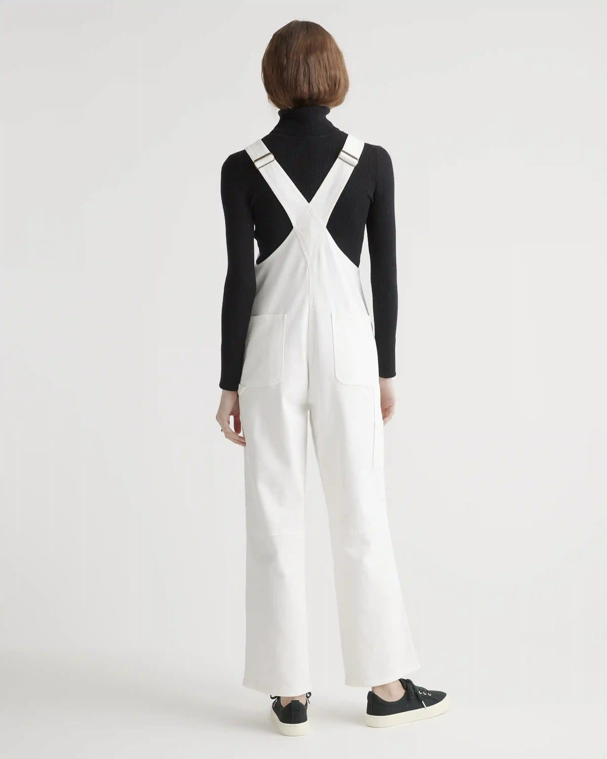 Organic Stretch Cotton Twill Relaxed Overalls