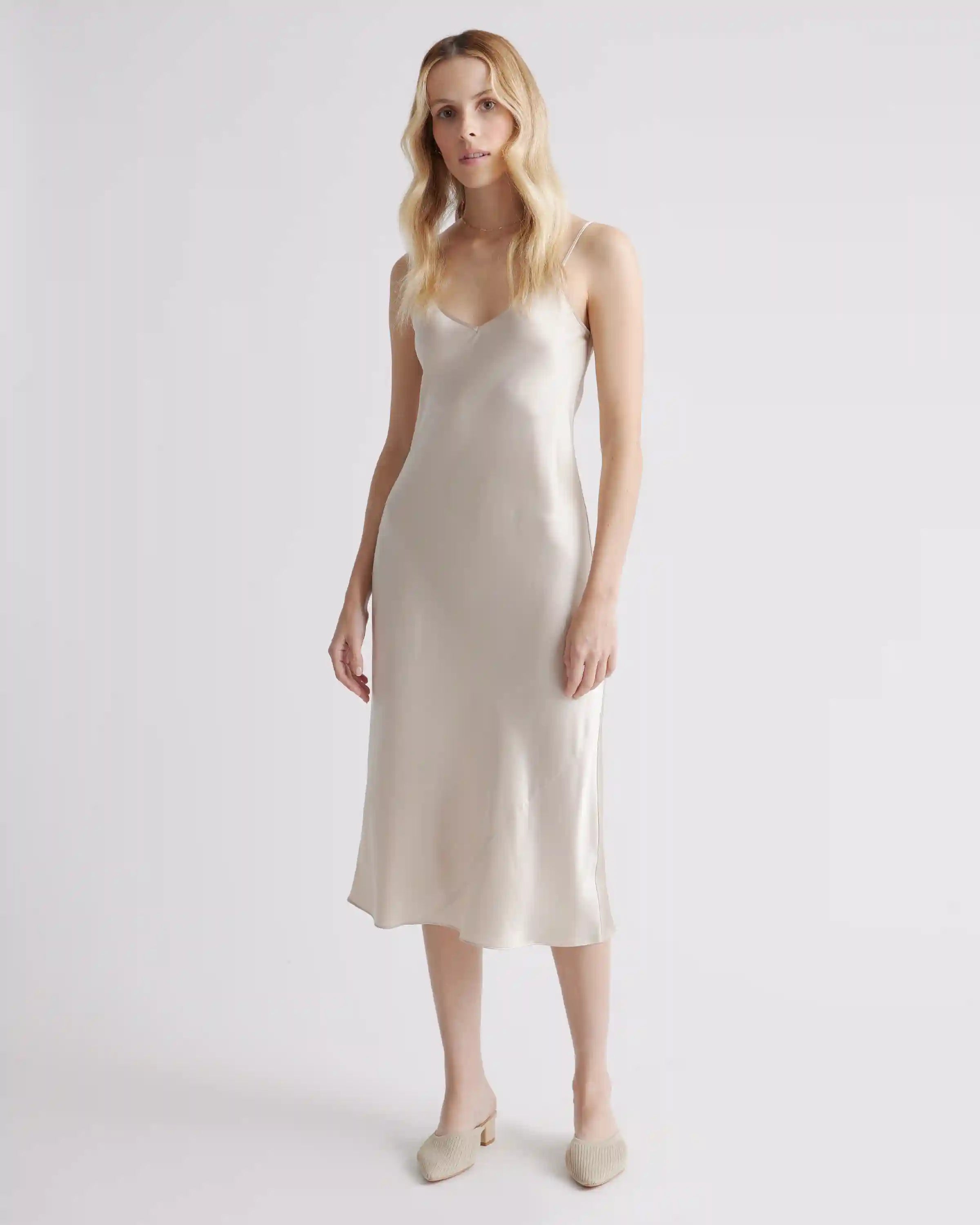 100% Washable Silk Slip Dress