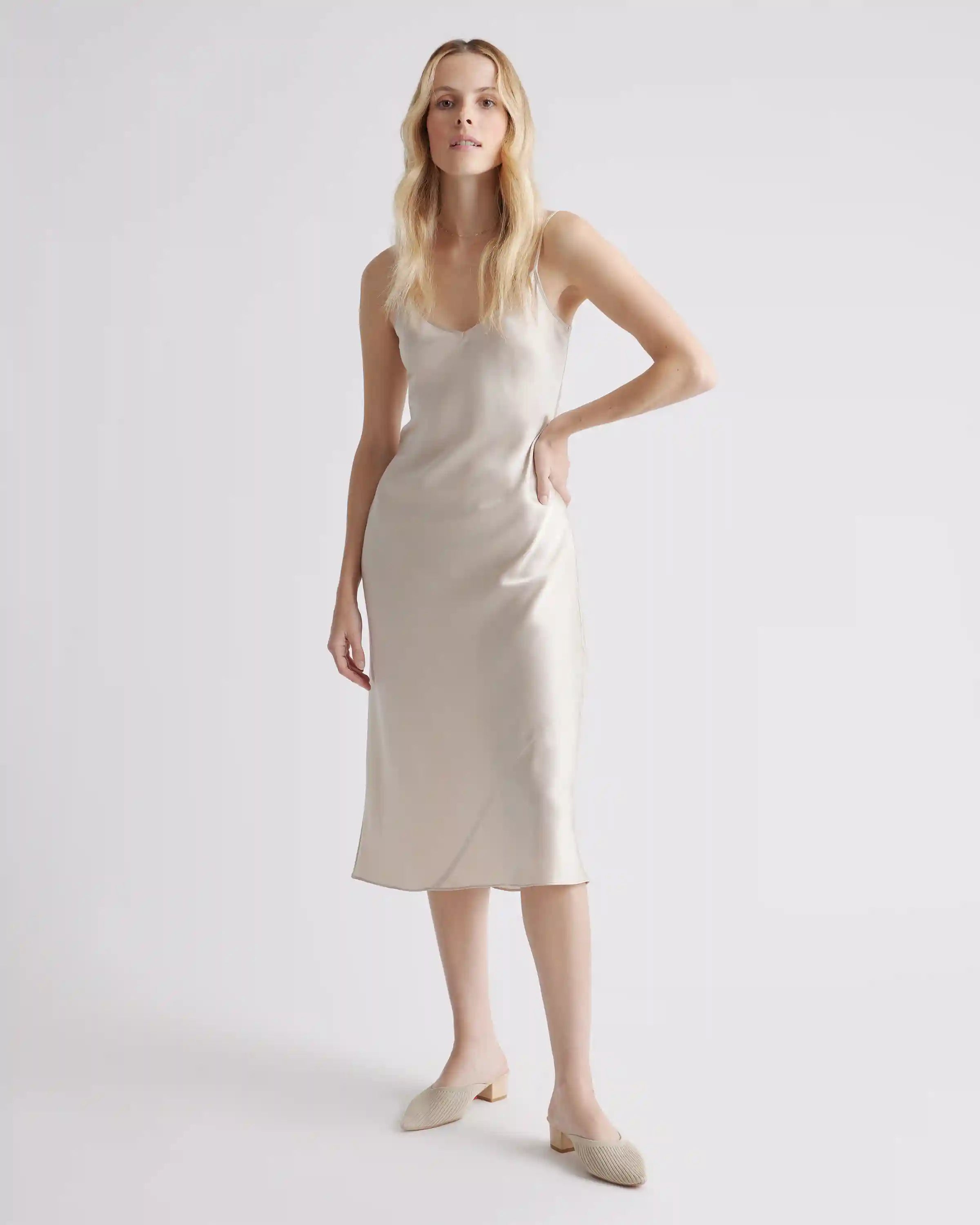 100% Washable Silk Slip Dress