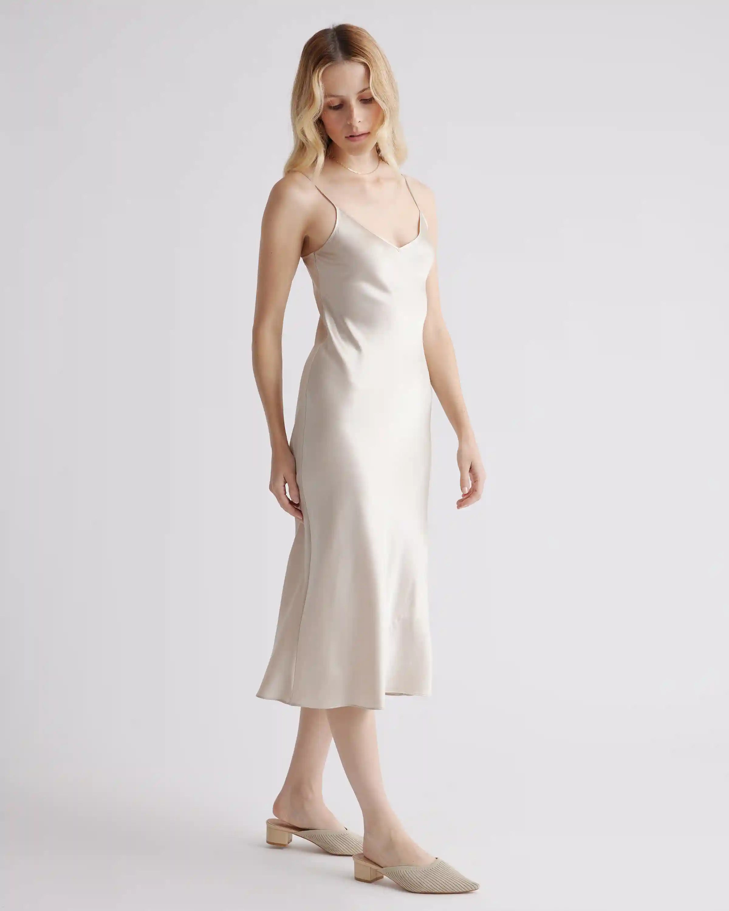 100% Washable Silk Slip Dress