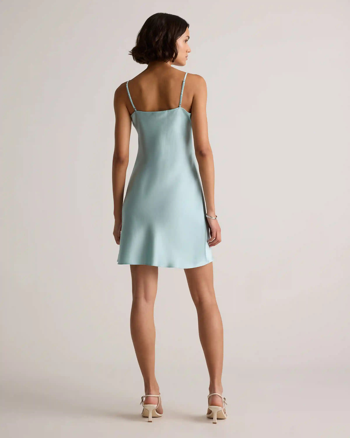 100% Washable Silk Mini Slip Dress
