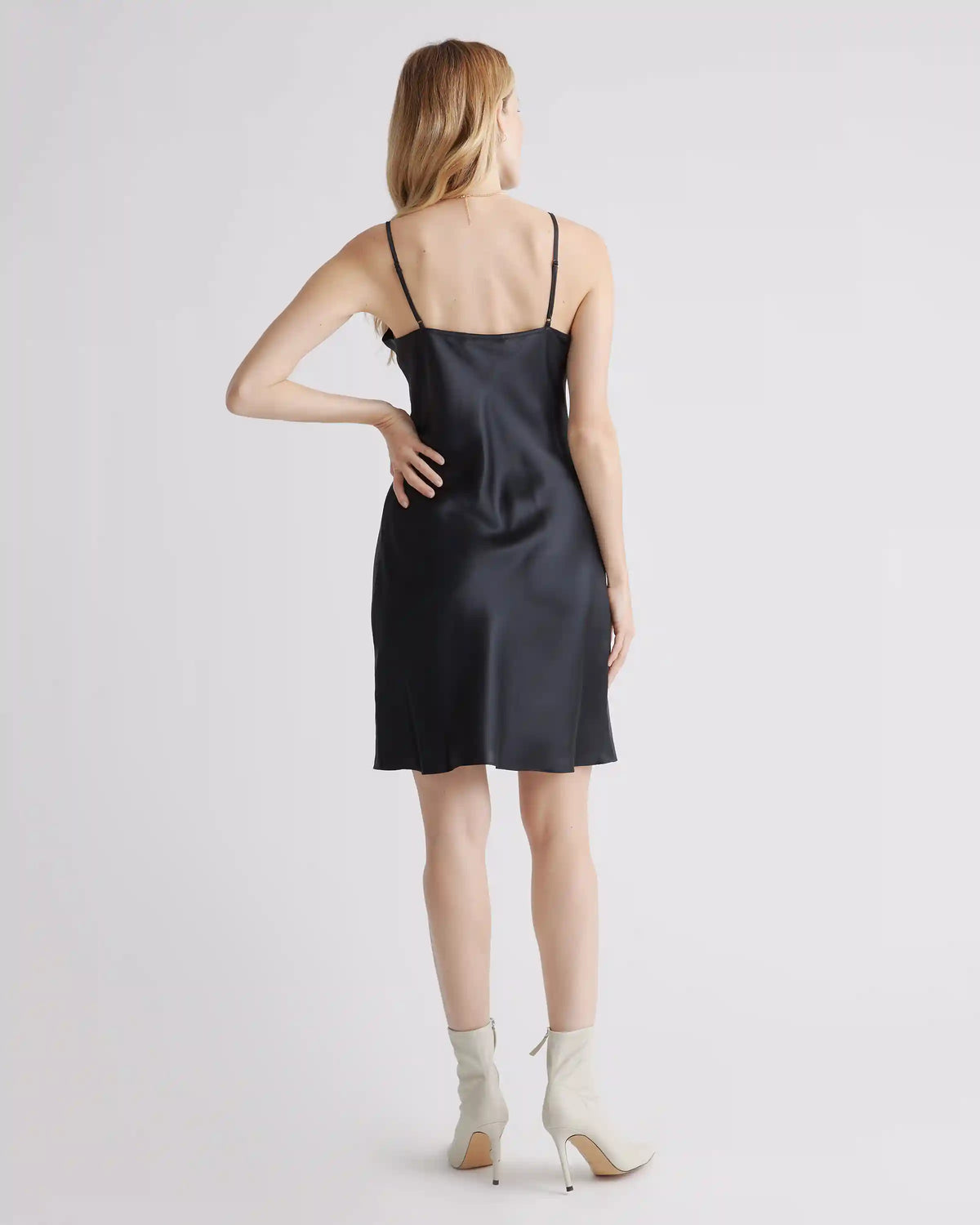 100% Washable Silk Mini Slip Dress