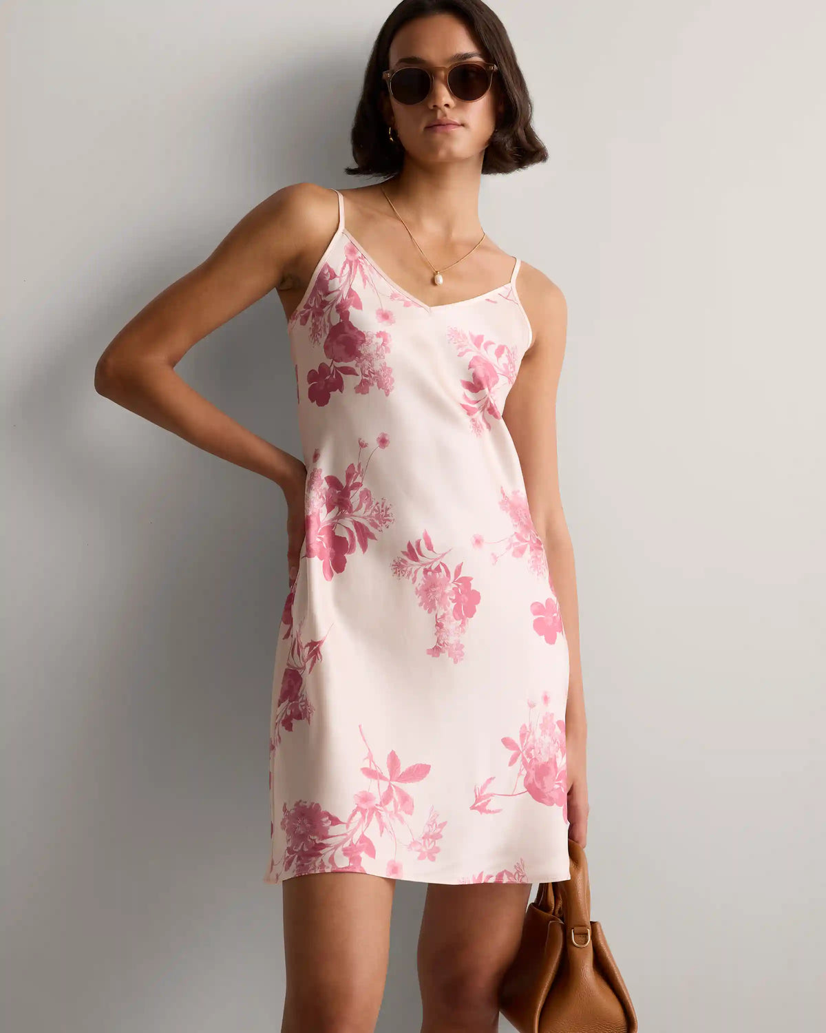 100% Washable Silk Mini Slip Dress