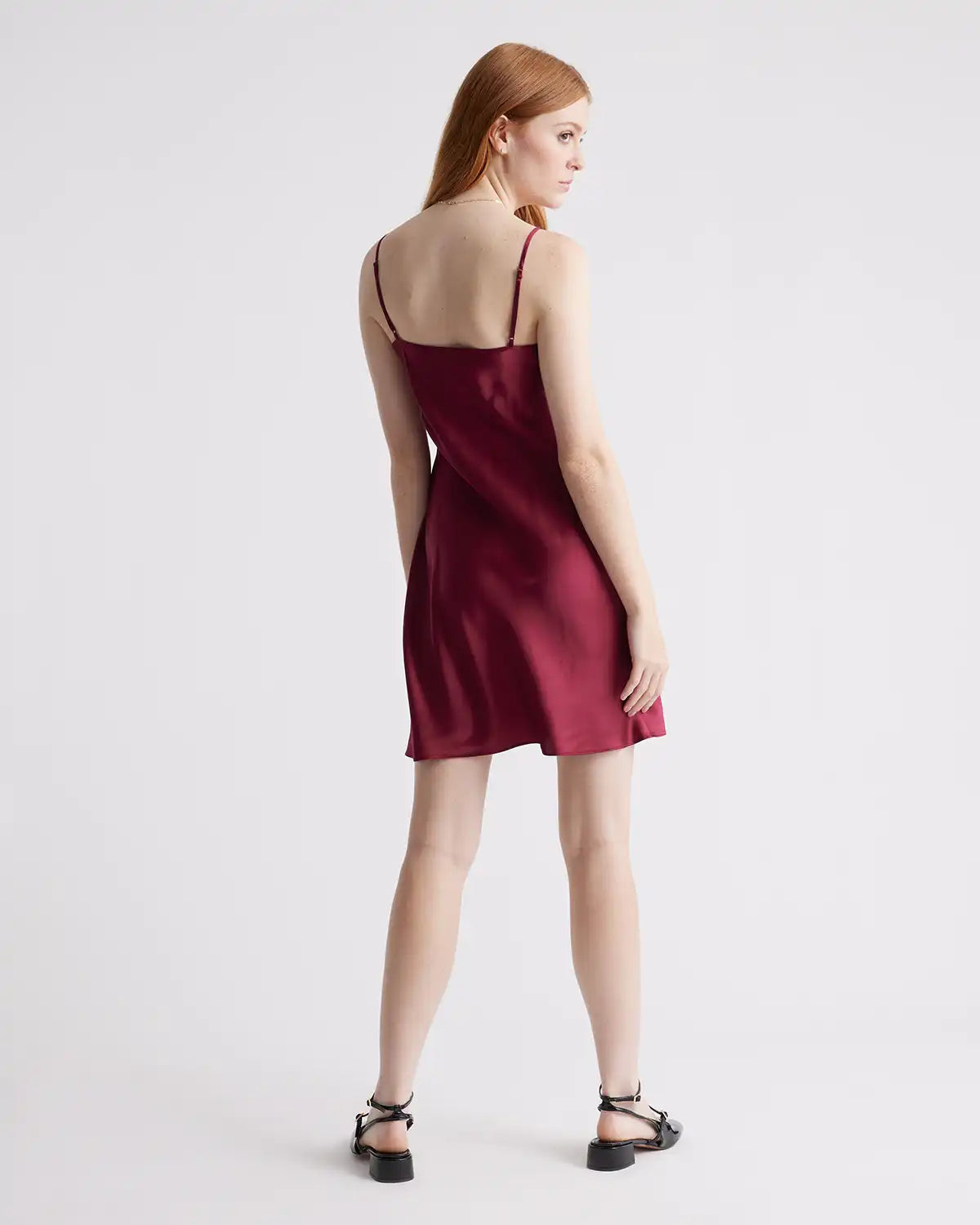 100% Washable Silk Mini Slip Dress