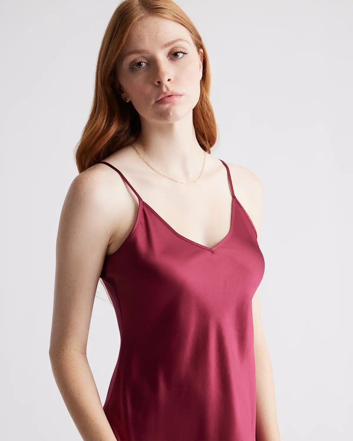 100% Washable Silk Mini Slip Dress