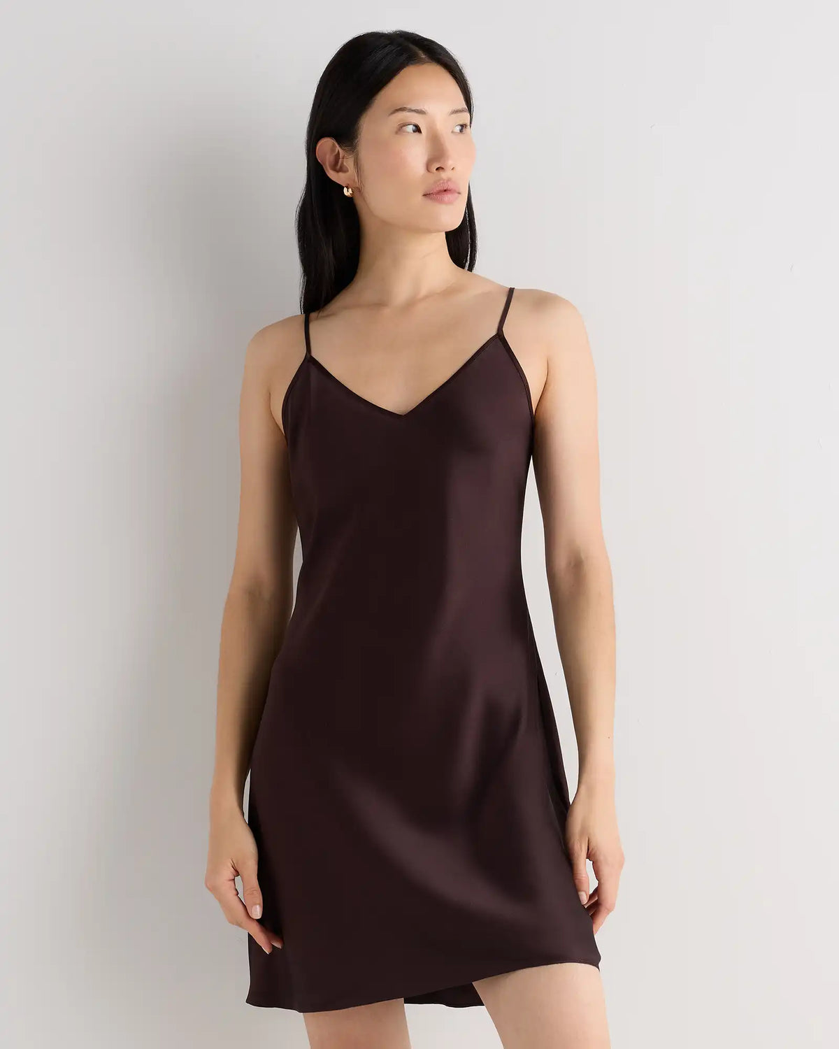 100% Washable Silk Mini Slip Dress