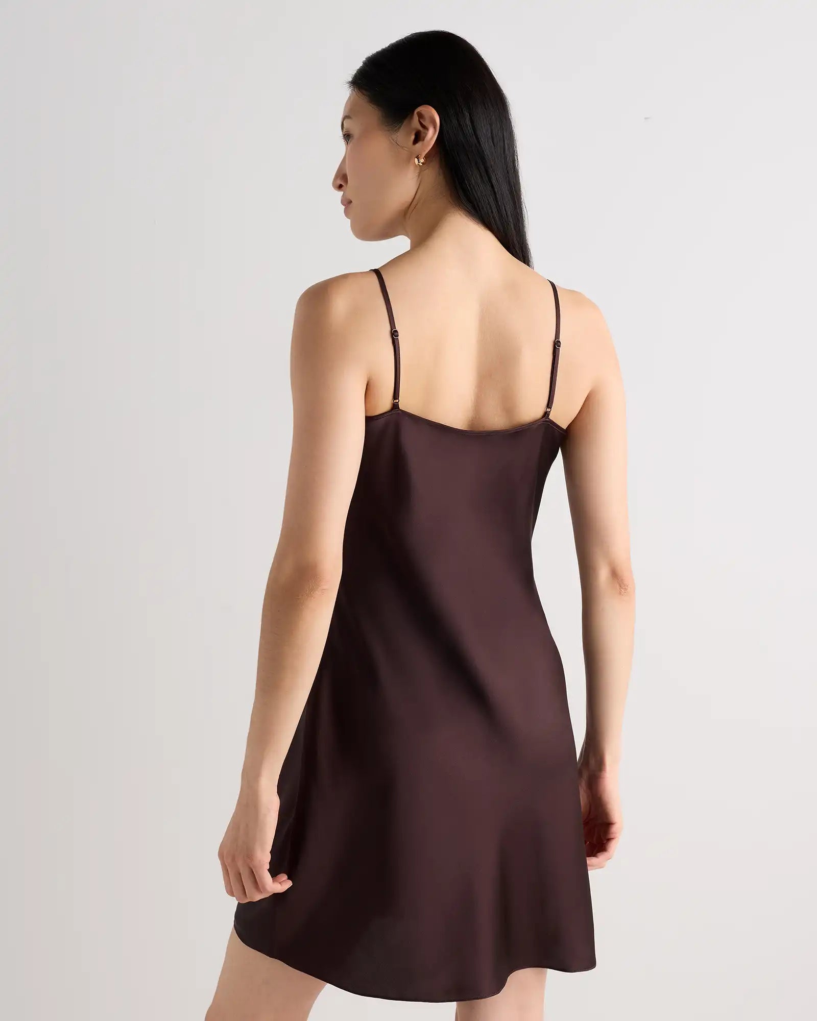 100% Washable Silk Mini Slip Dress