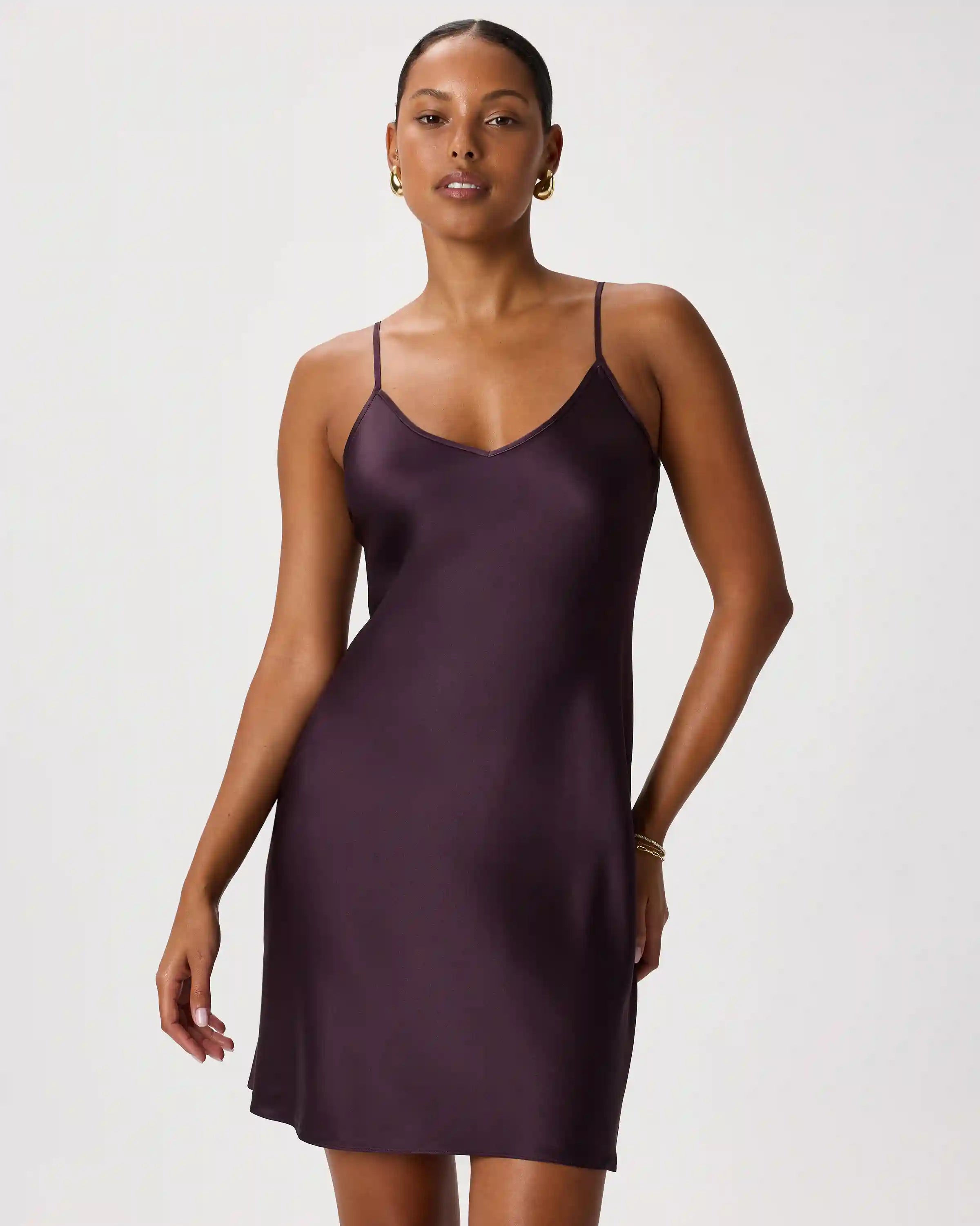 100% Washable Silk Mini Slip Dress