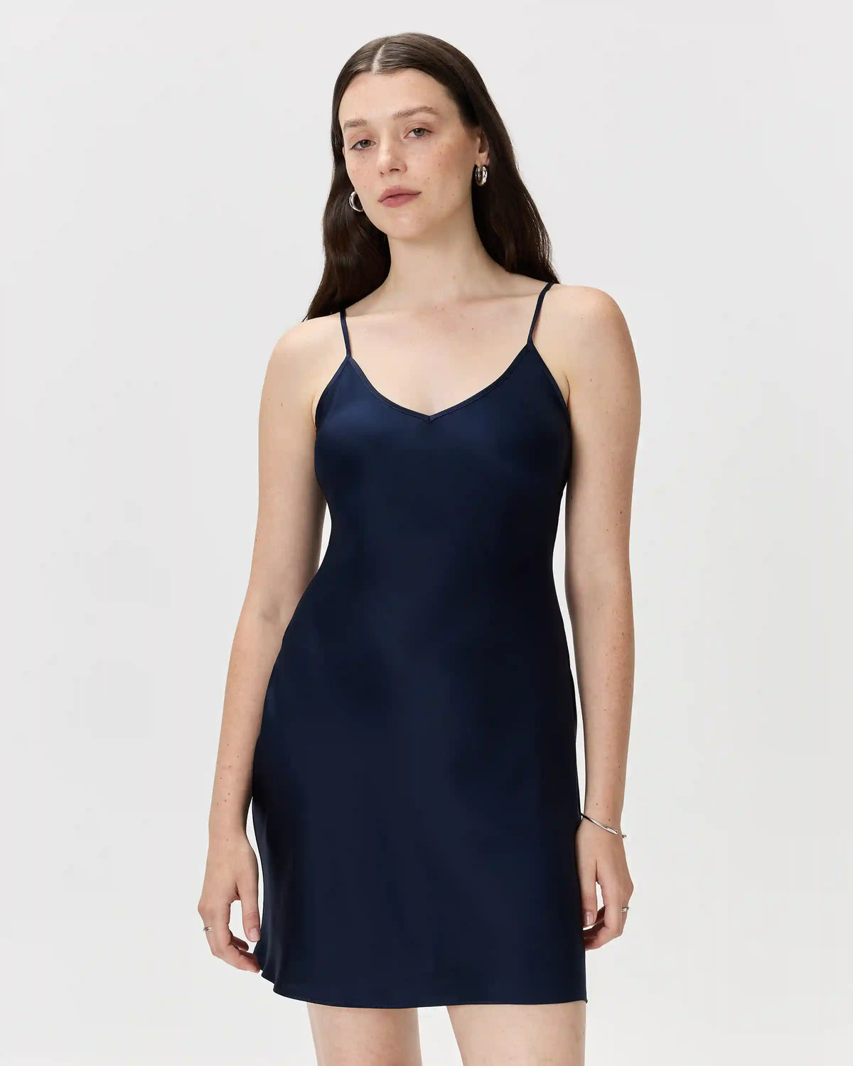 100% Washable Silk Mini Slip Dress