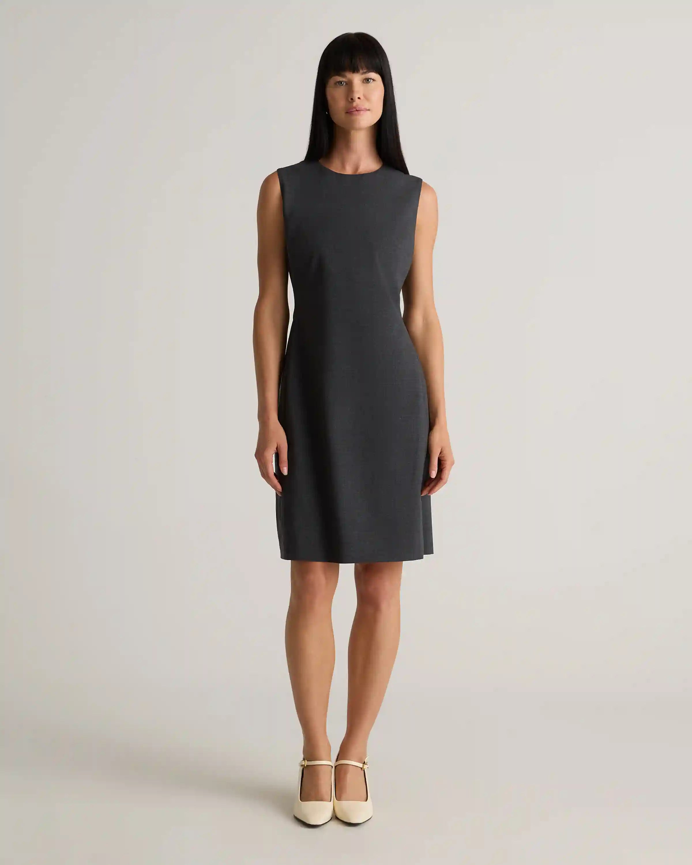 Italian Wool Sleeveless Dress