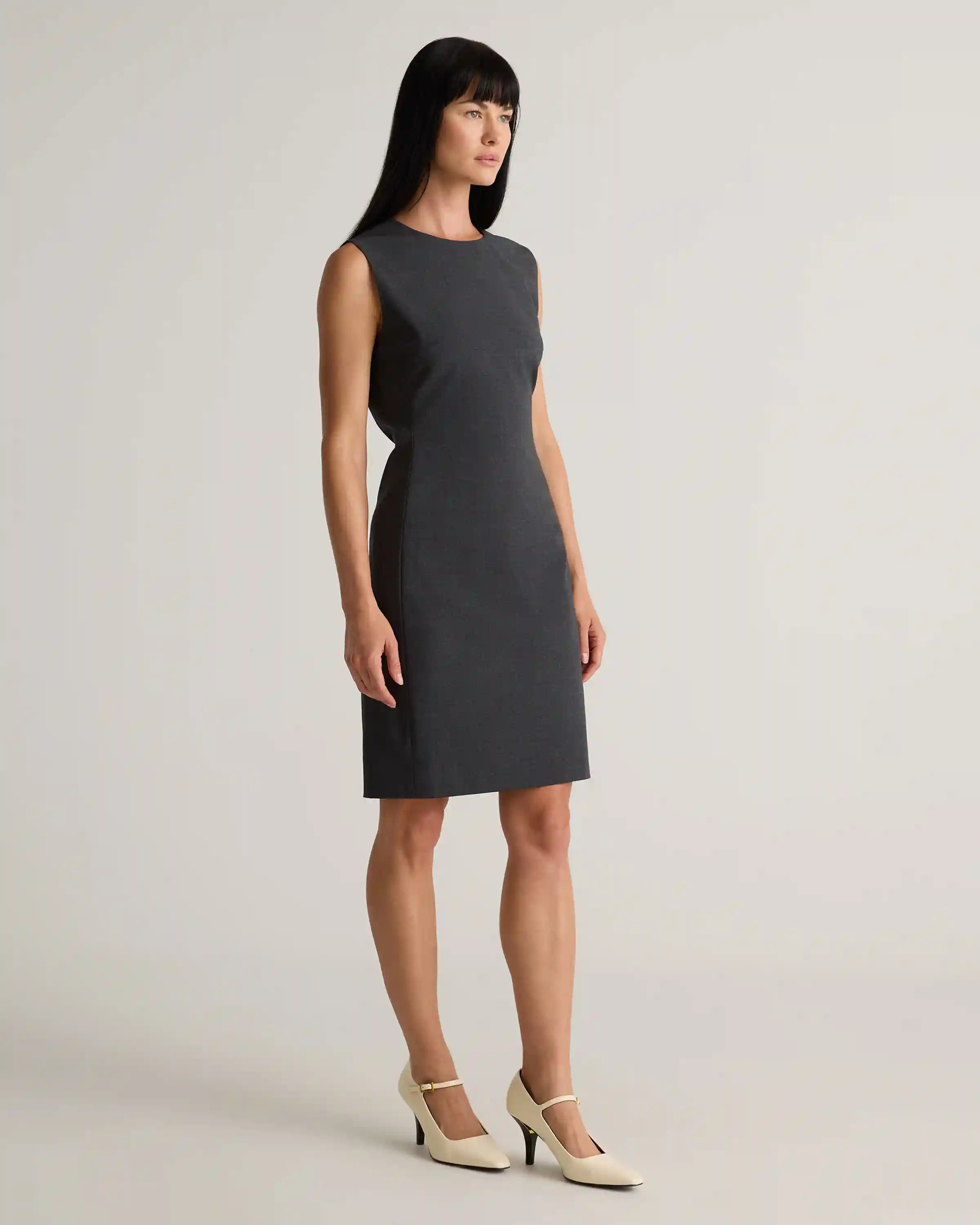 Italian Wool Sleeveless Dress