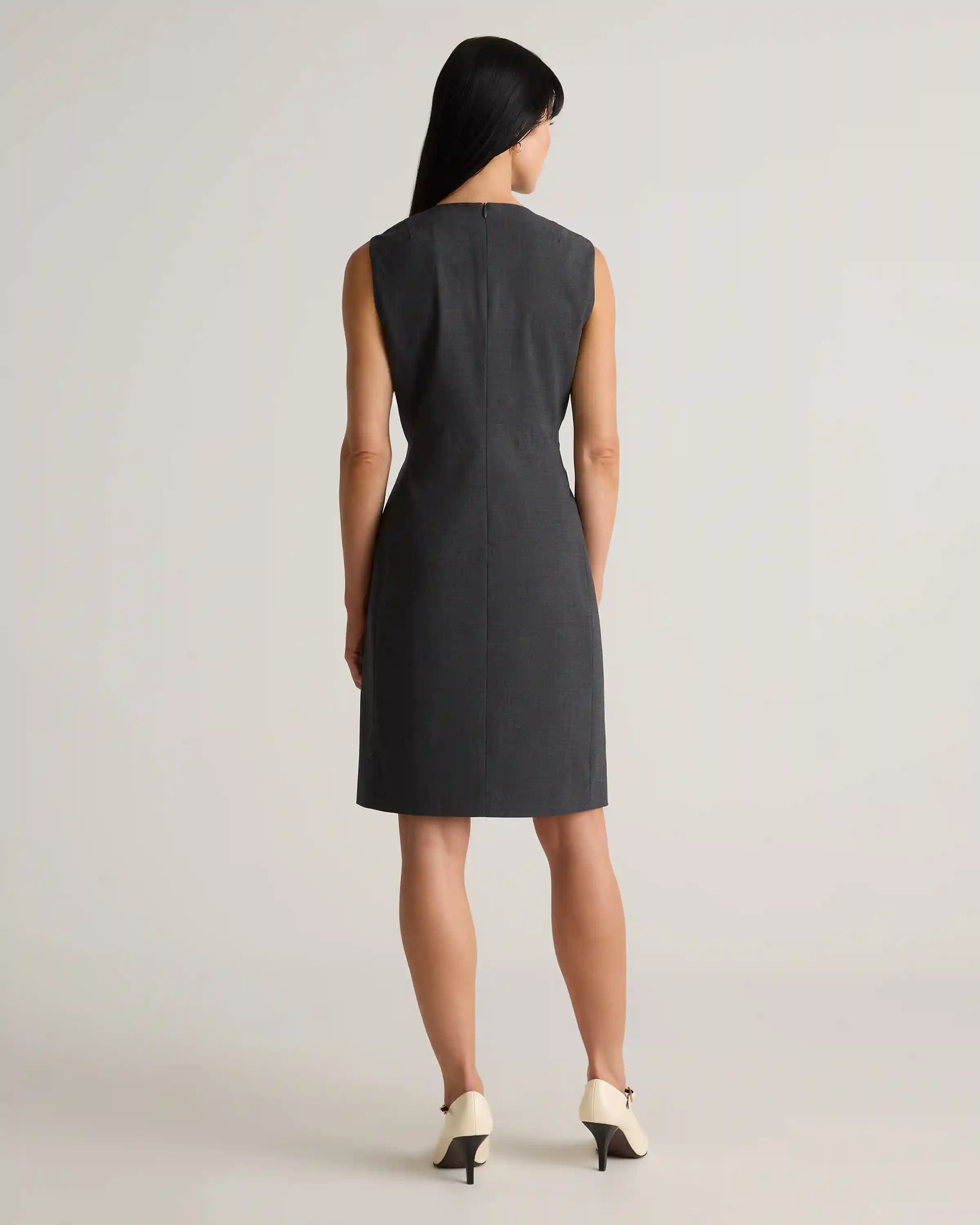 Italian Wool Sleeveless Dress