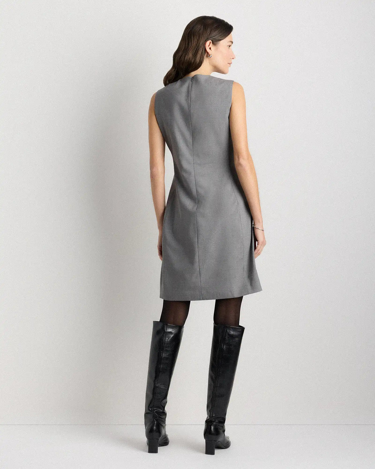 Italian Wool Sleeveless Dress