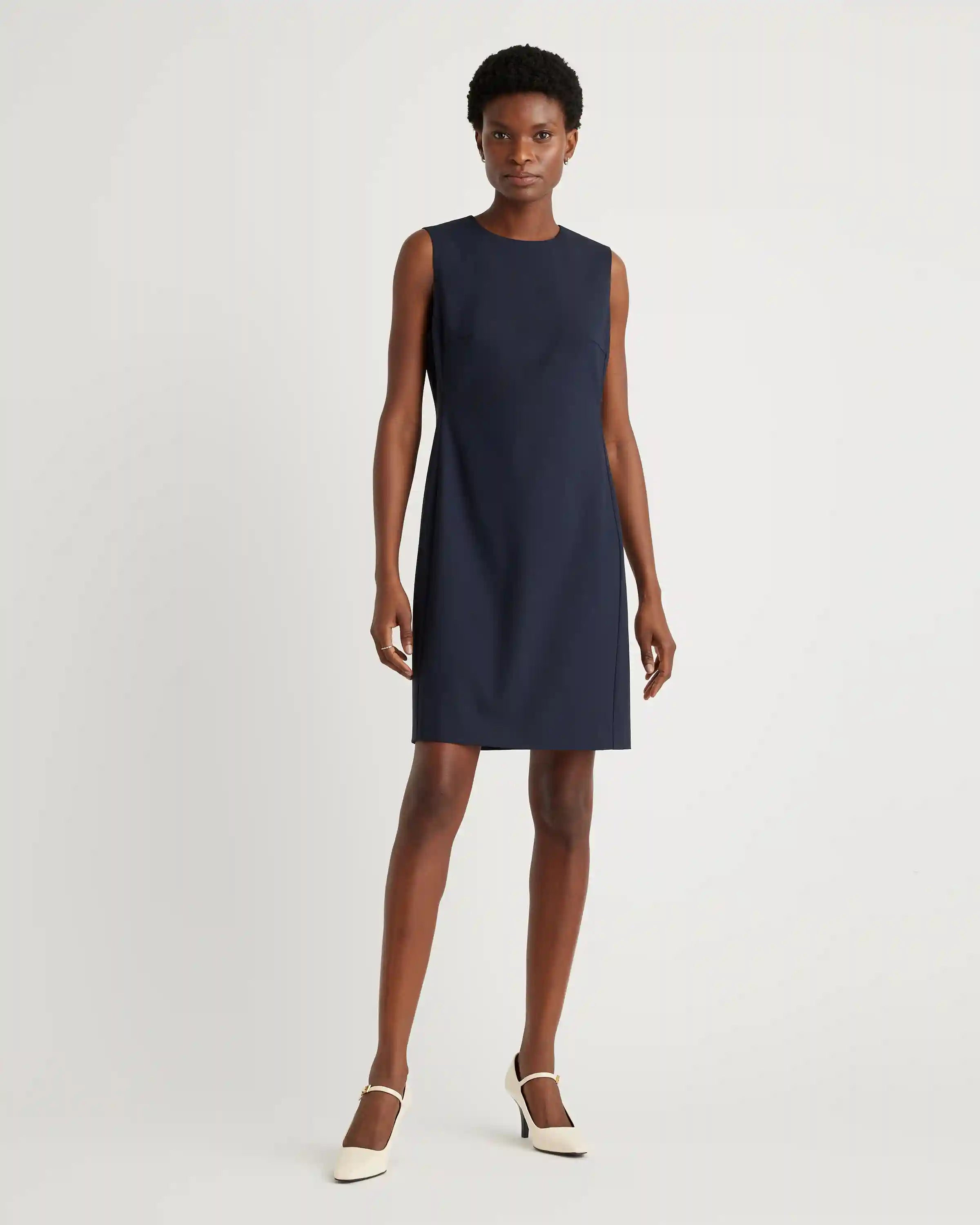 Italian Wool Sleeveless Dress