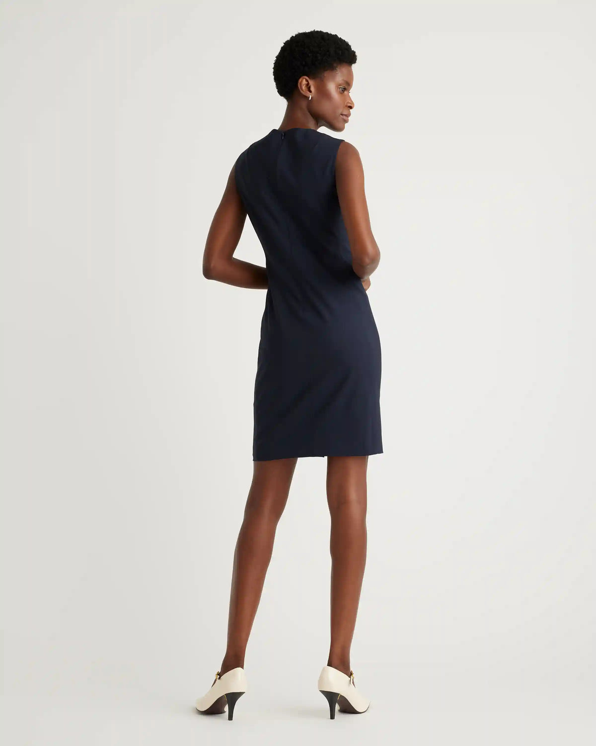 Italian Wool Sleeveless Dress