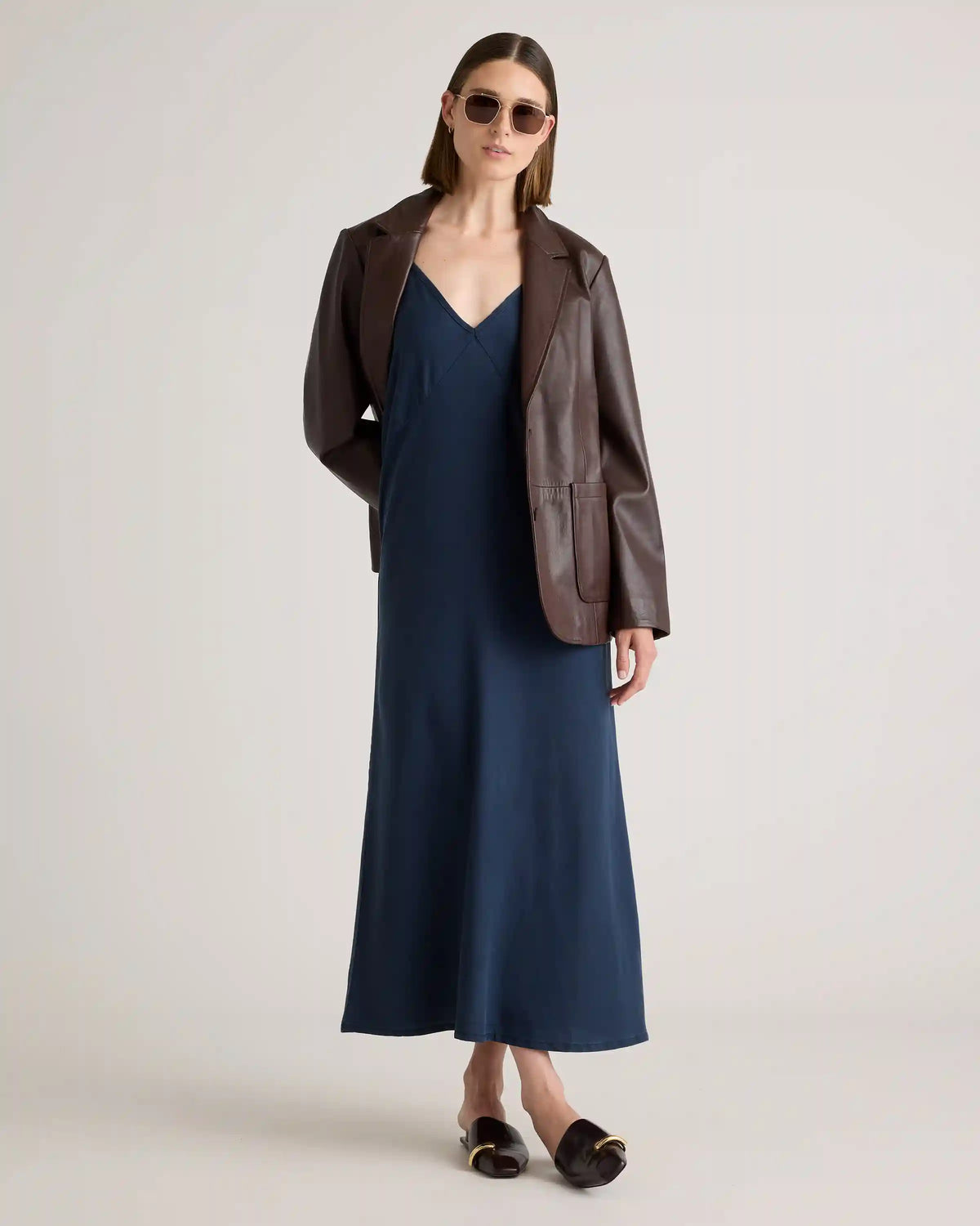 Vintage Wash Tencel Maxi Slip Dress