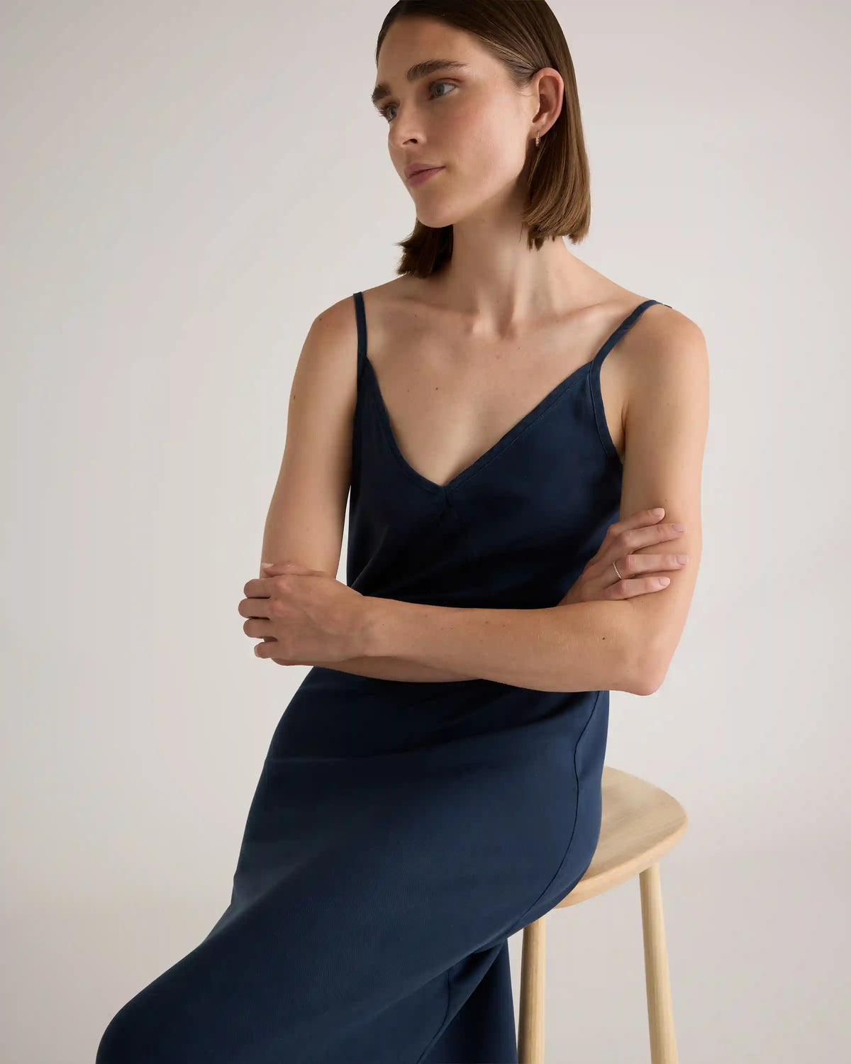 Vintage Wash Tencel Maxi Slip Dress
