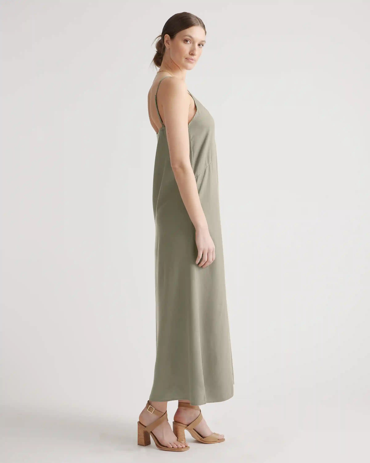 Vintage Wash Tencel Maxi Slip Dress