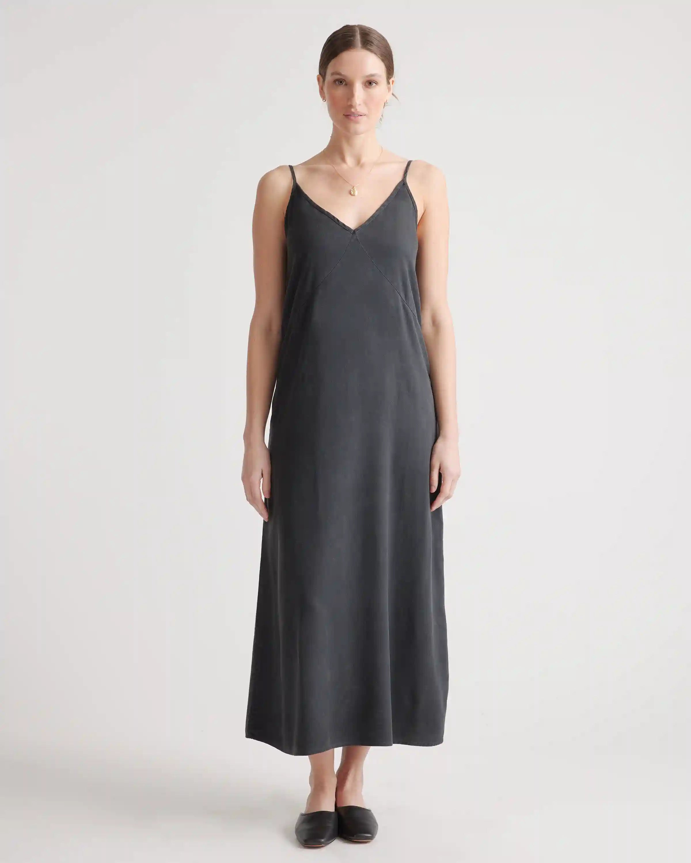 Vintage Wash Tencel Maxi Slip Dress