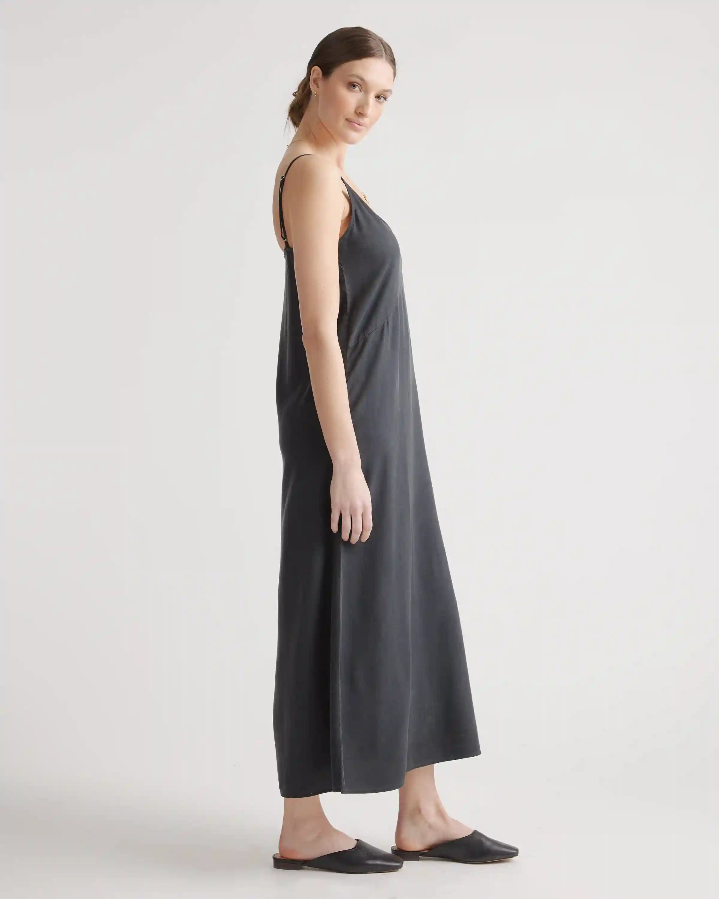 Vintage Wash Tencel Maxi Slip Dress