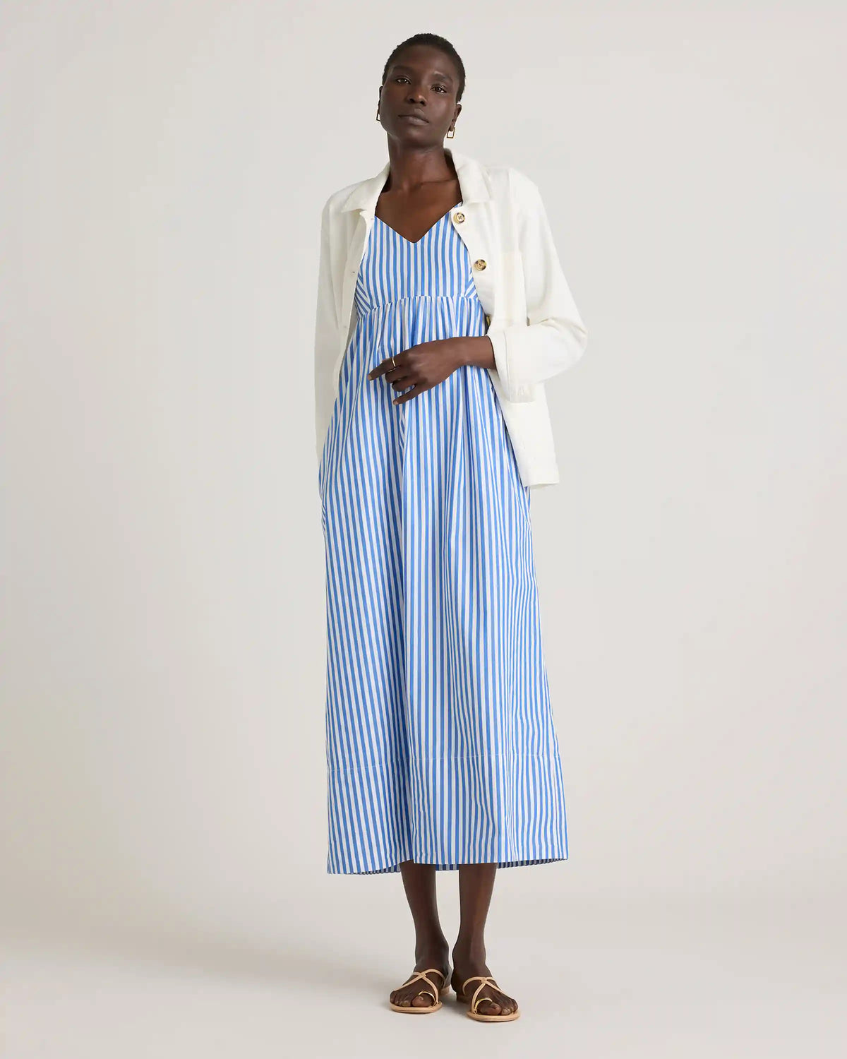 100% Organic Cotton Sleeveless Maxi Dress
