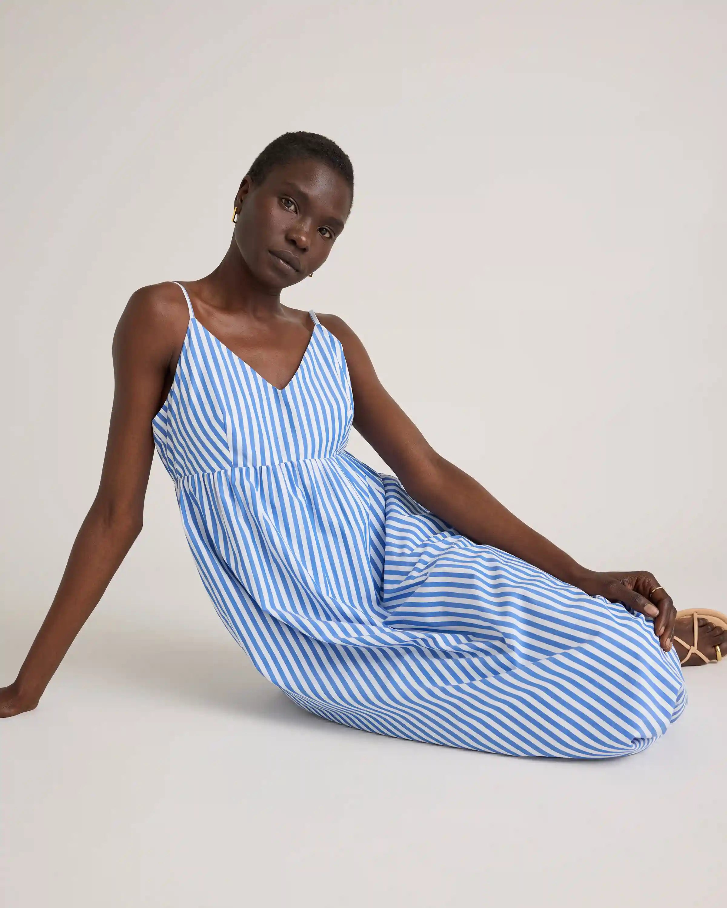 100% Organic Cotton Sleeveless Maxi Dress