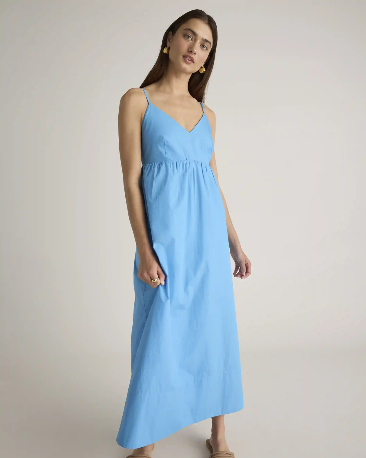 100% Organic Cotton Sleeveless Maxi Dress