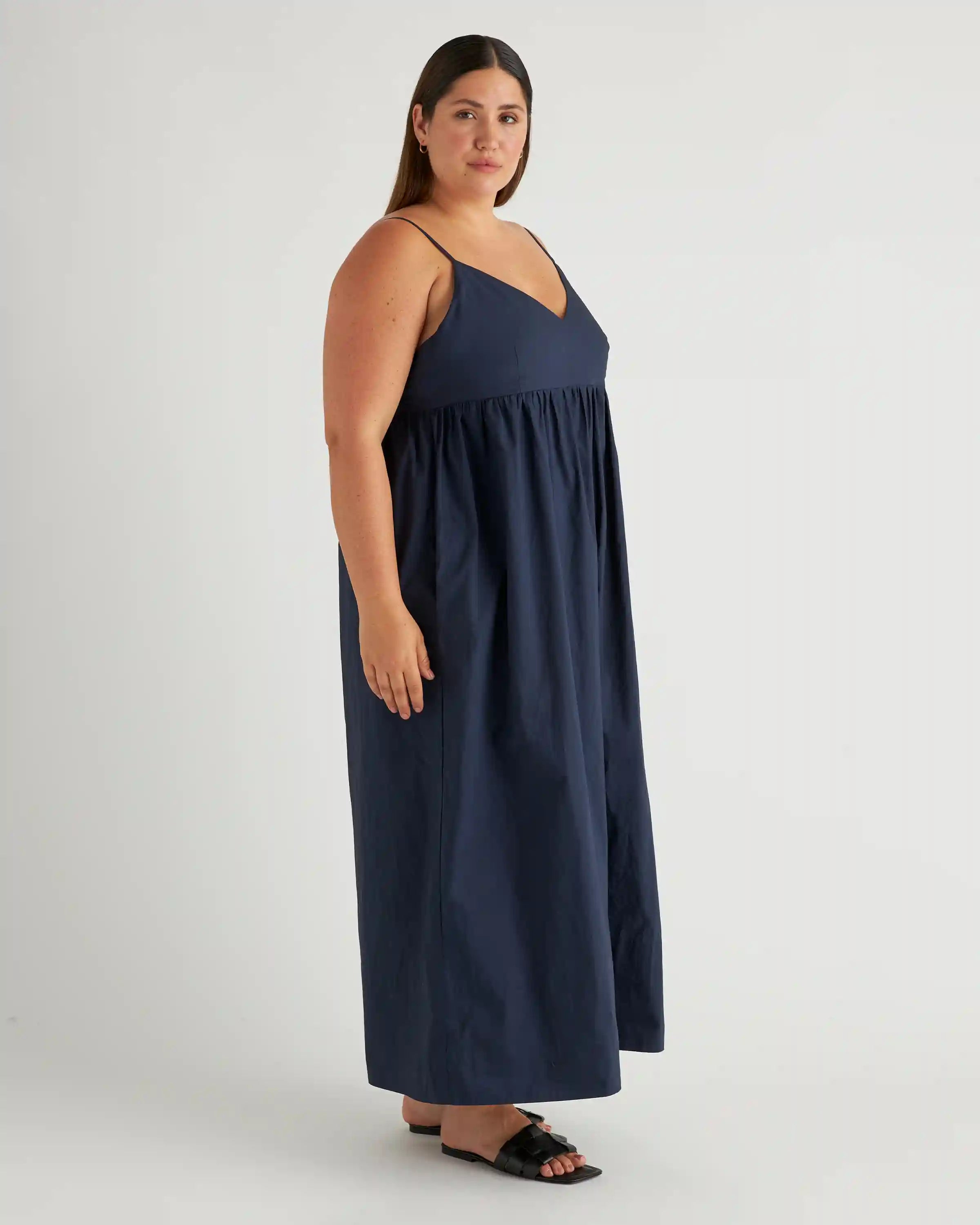 100% Organic Cotton Sleeveless Maxi Dress