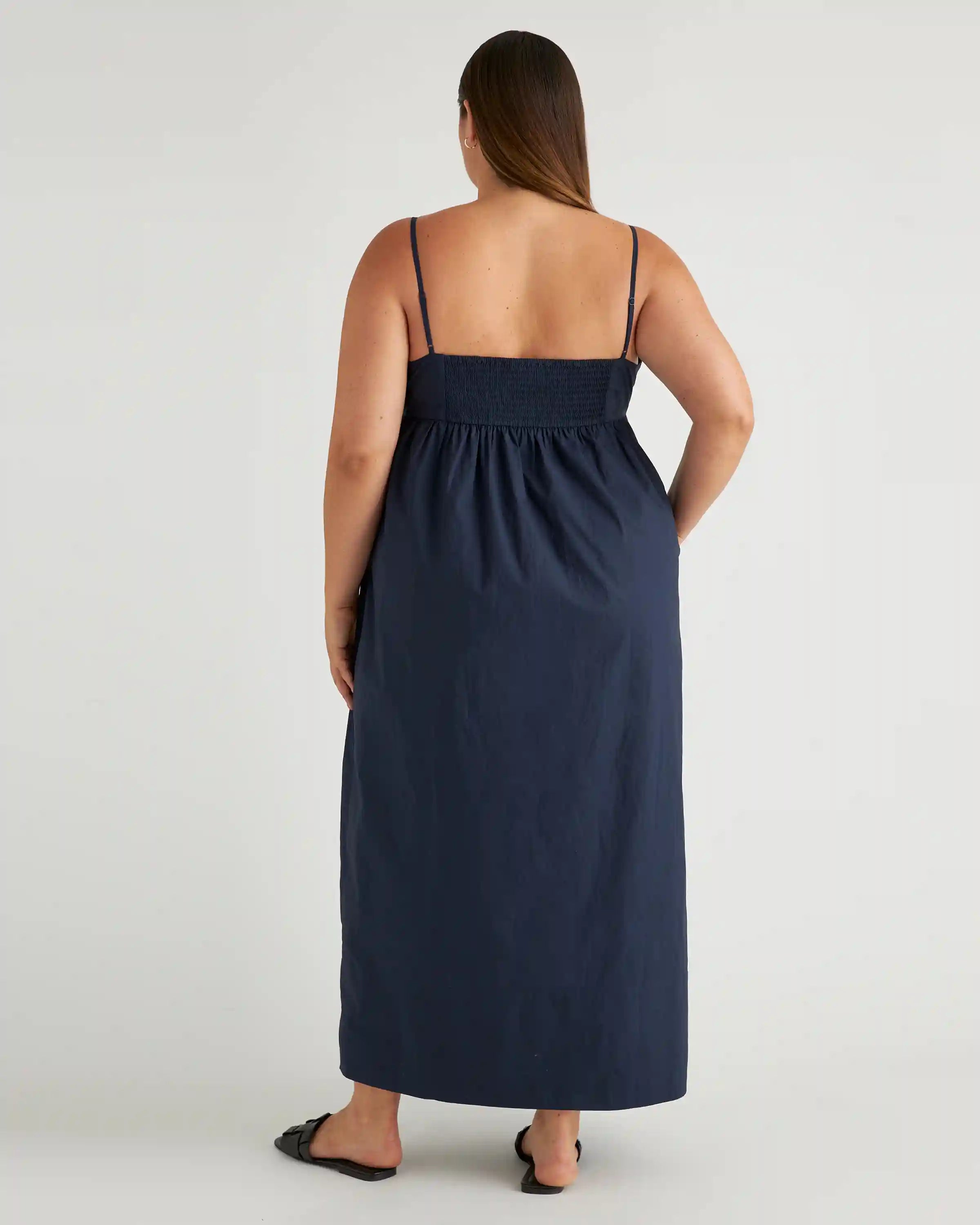100% Organic Cotton Sleeveless Maxi Dress