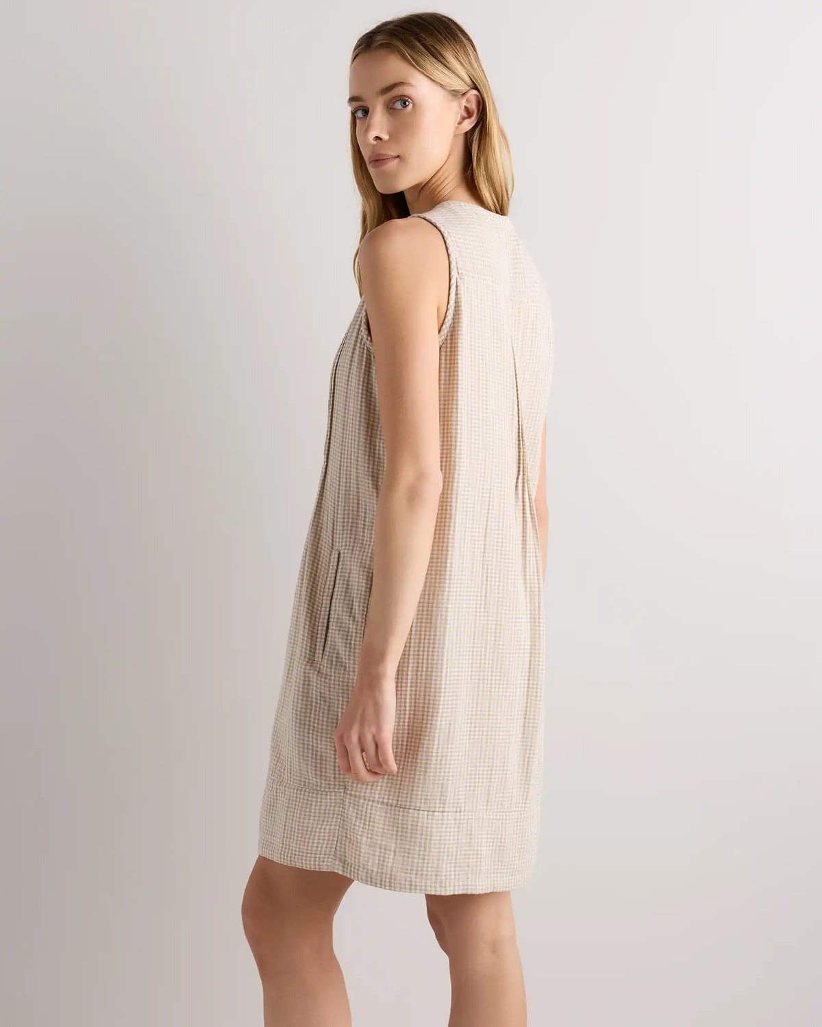 100% Organic Cotton Gauze Sleeveless Swing Dress
