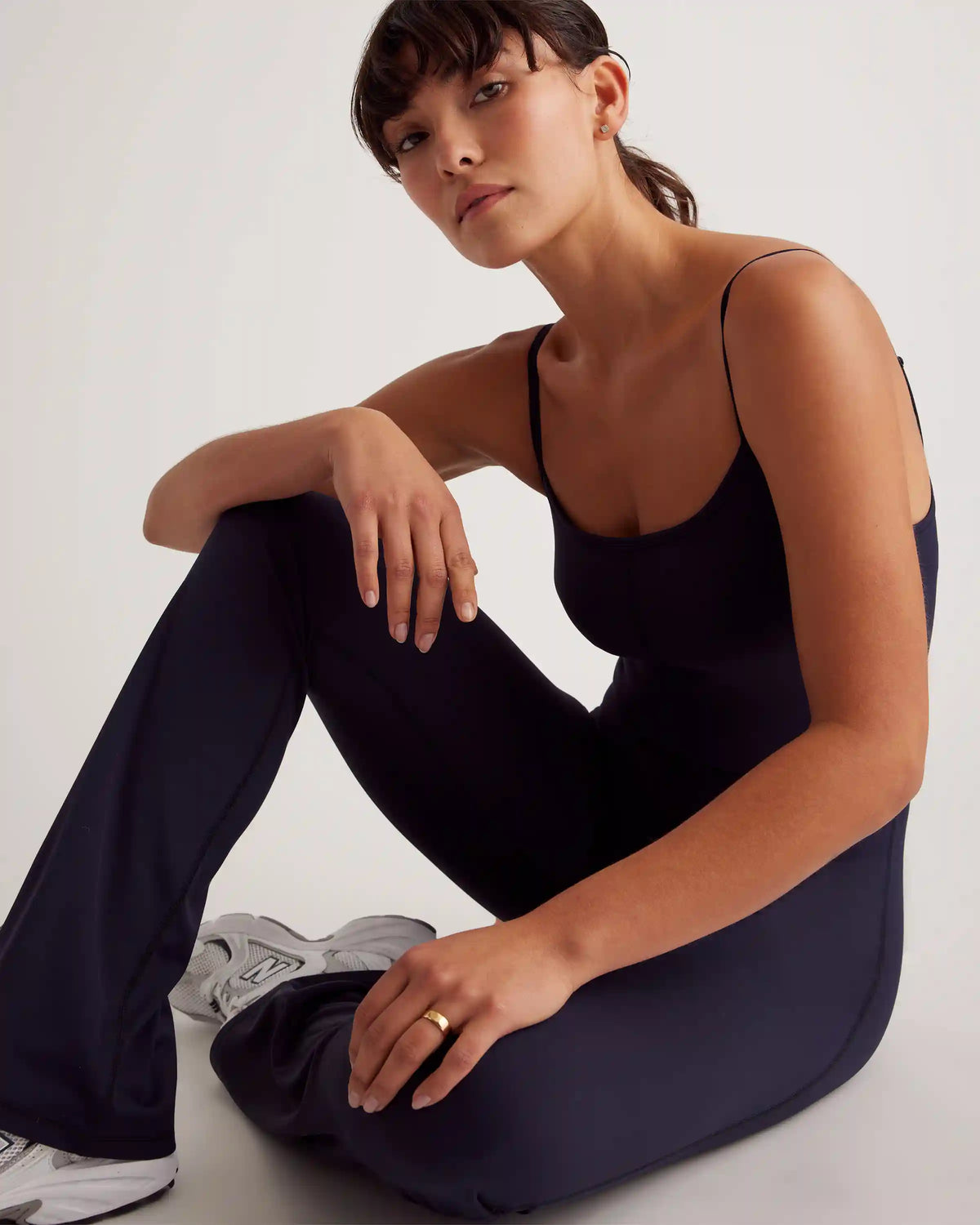 Ultra-Form Kick Flare Jumpsuit