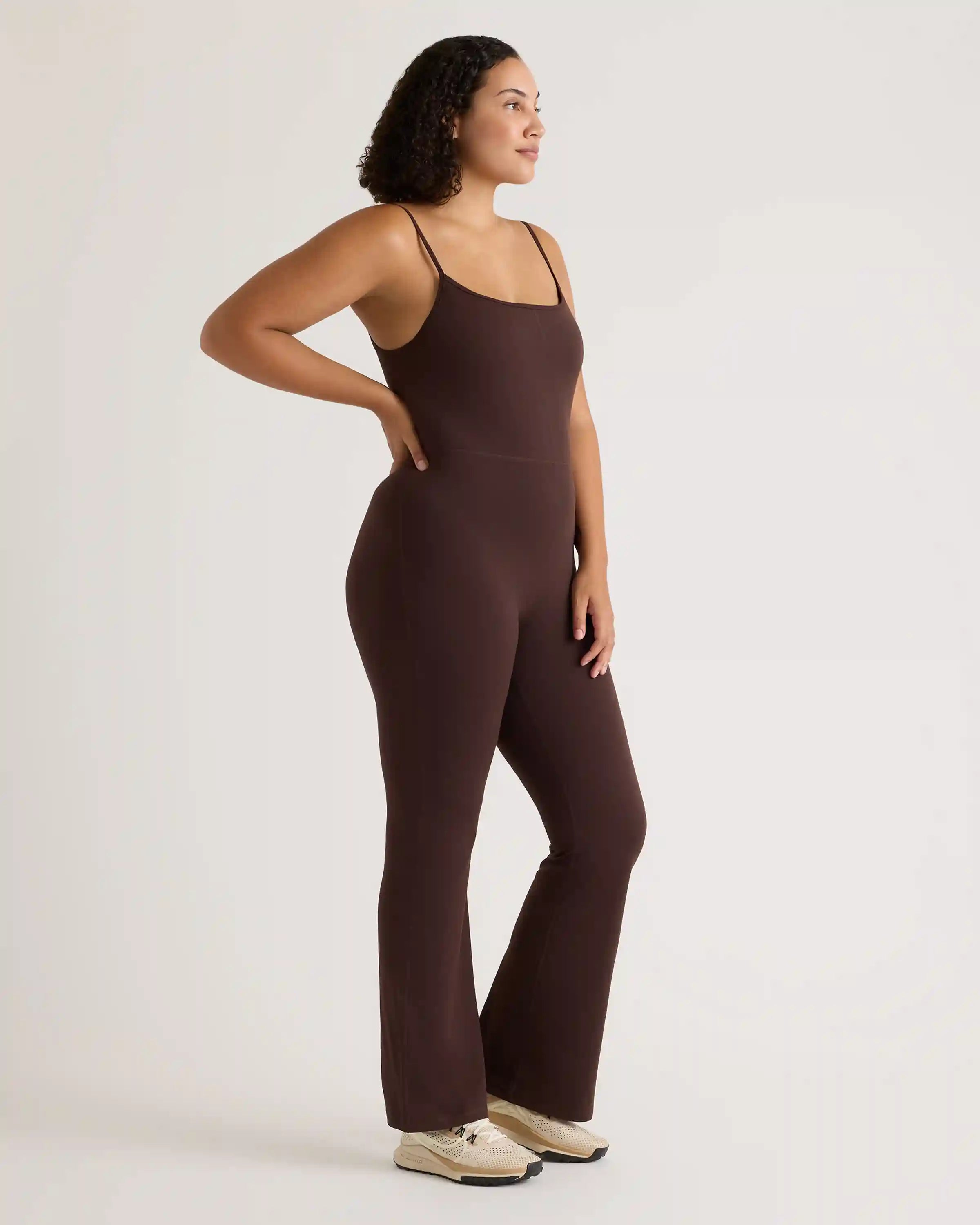 Ultra-Form Kick Flare Jumpsuit